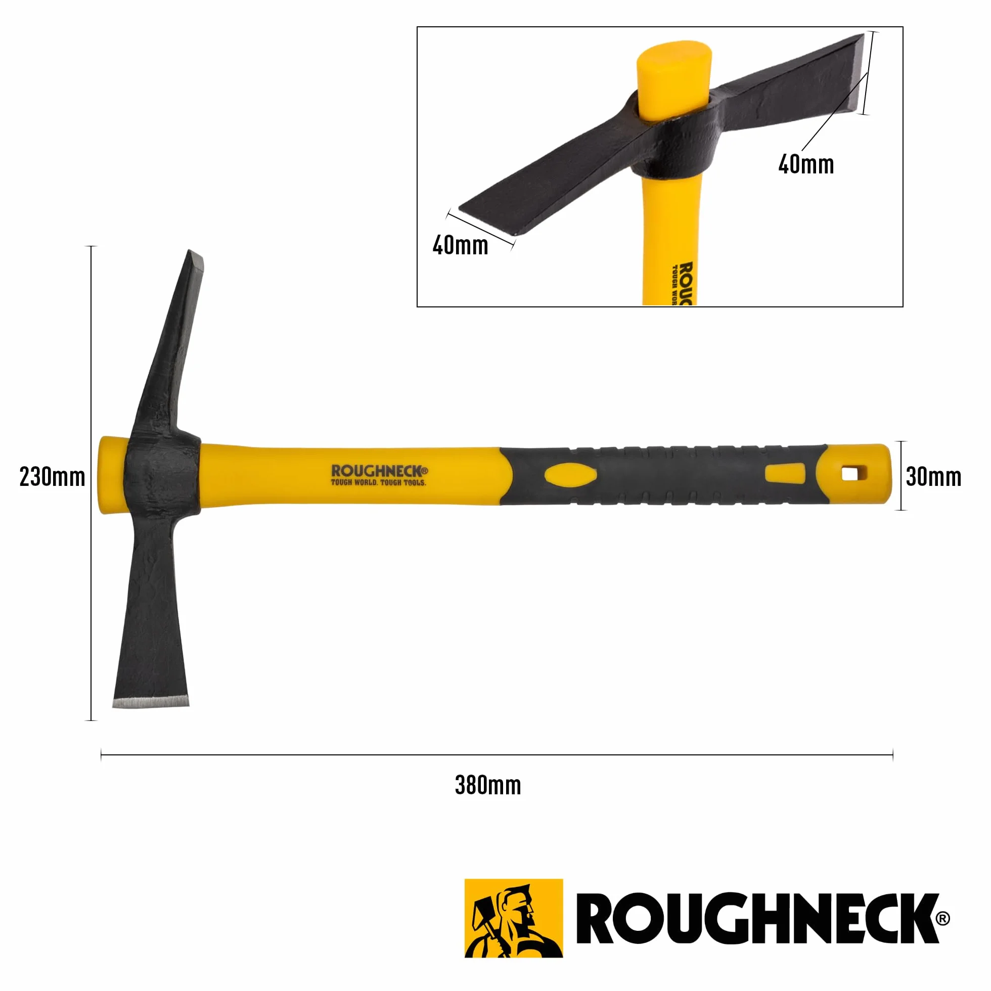 Roughneck ROU64012 mikrofrez matowy z uchwytem z włókna szklanego