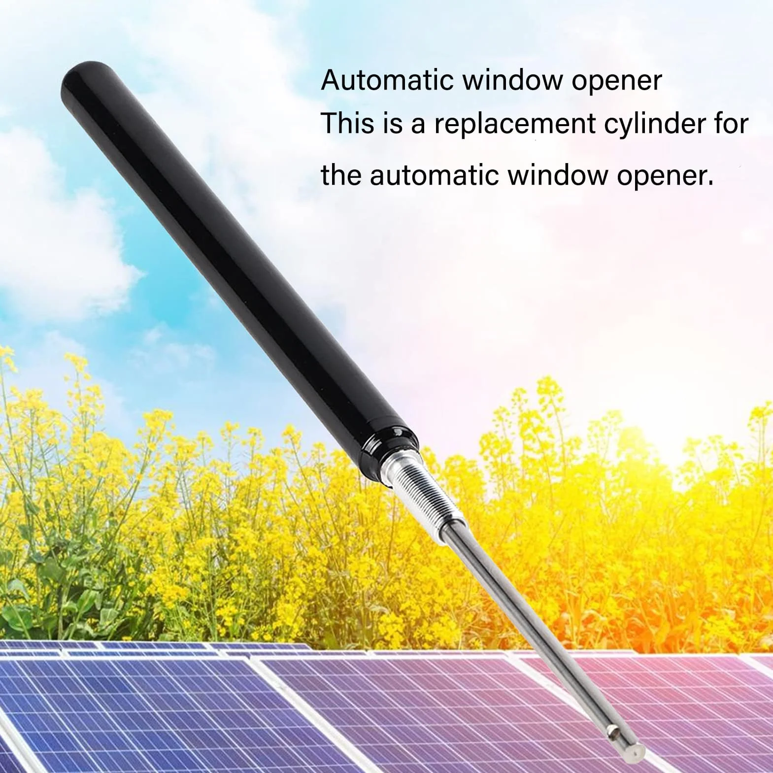 Automatyczny otwieracz do okien wrażliwych na działanie energii słonecznej, oszczędzający czas, cylinder do otwierania okien, cylinder wymienny, otwieracz okien do szklarni