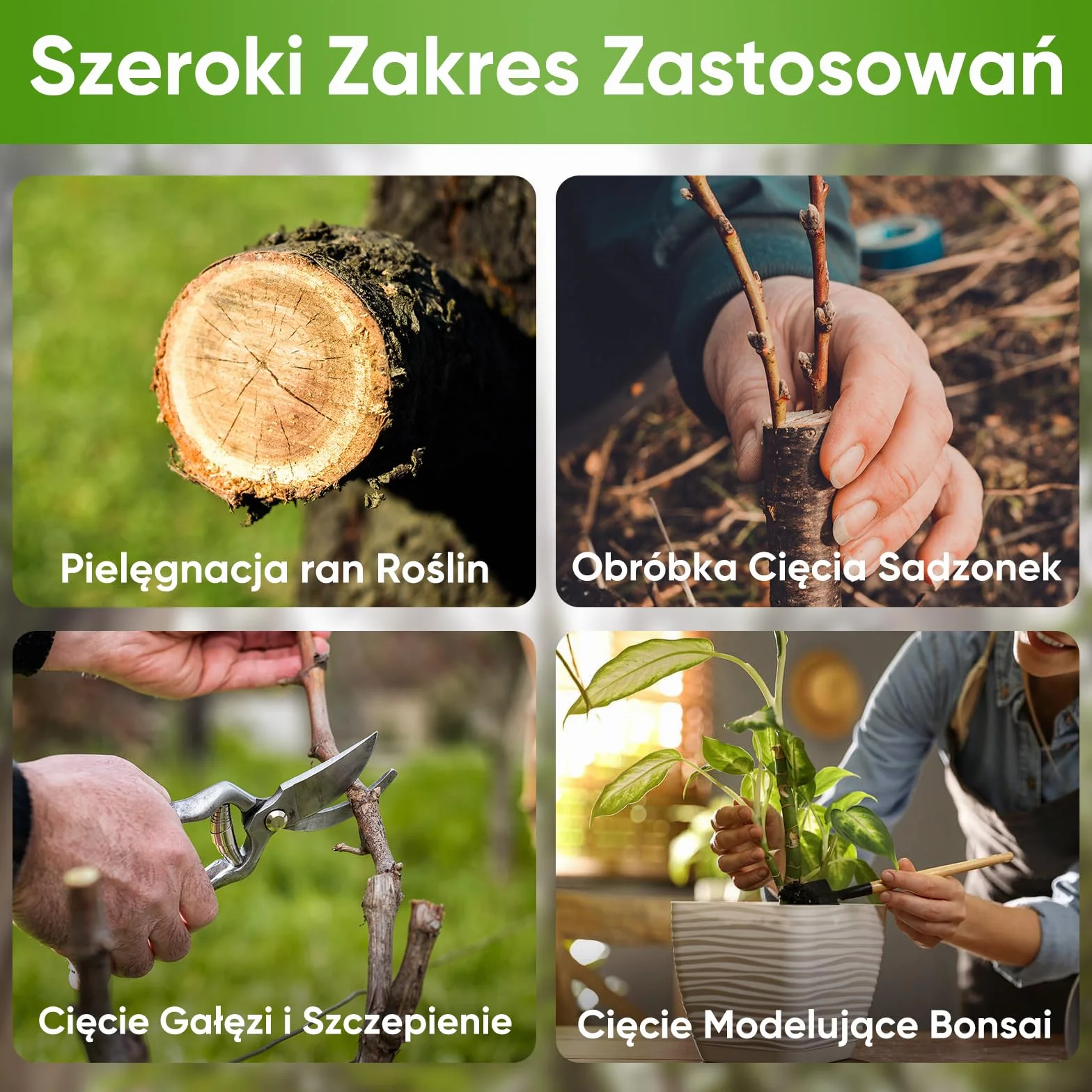 600g Maść do zabezpieczania ran drzew,Brązowa maść drzewna,Wodoszczerna,odporna na warunki atmosferyczne,Szczepienia i szybkiego gojenia drzew owocowych i ozdobnych,odpowiednia dla wszystkich roślin