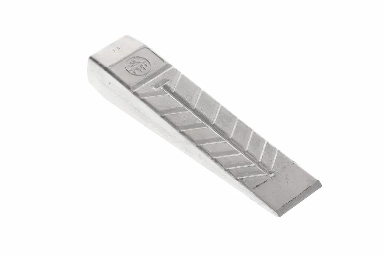 OCHSENKOPF Aluminiowy klin, kuty klin, do cięcia i rozłupywania, profesjonalna jakość KWF, wysokość podnoszenia 35 mm
