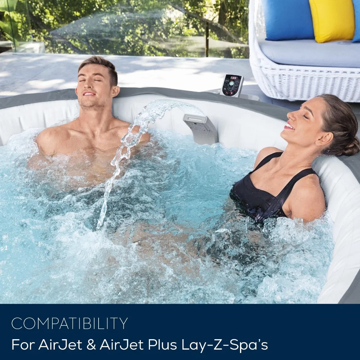 Lay-Z-Spa Wodospad, kojący wodospad LED do jacuzzi AirJet, 7 kolorowych świateł (nie jest kompatybilny z HydroJet)