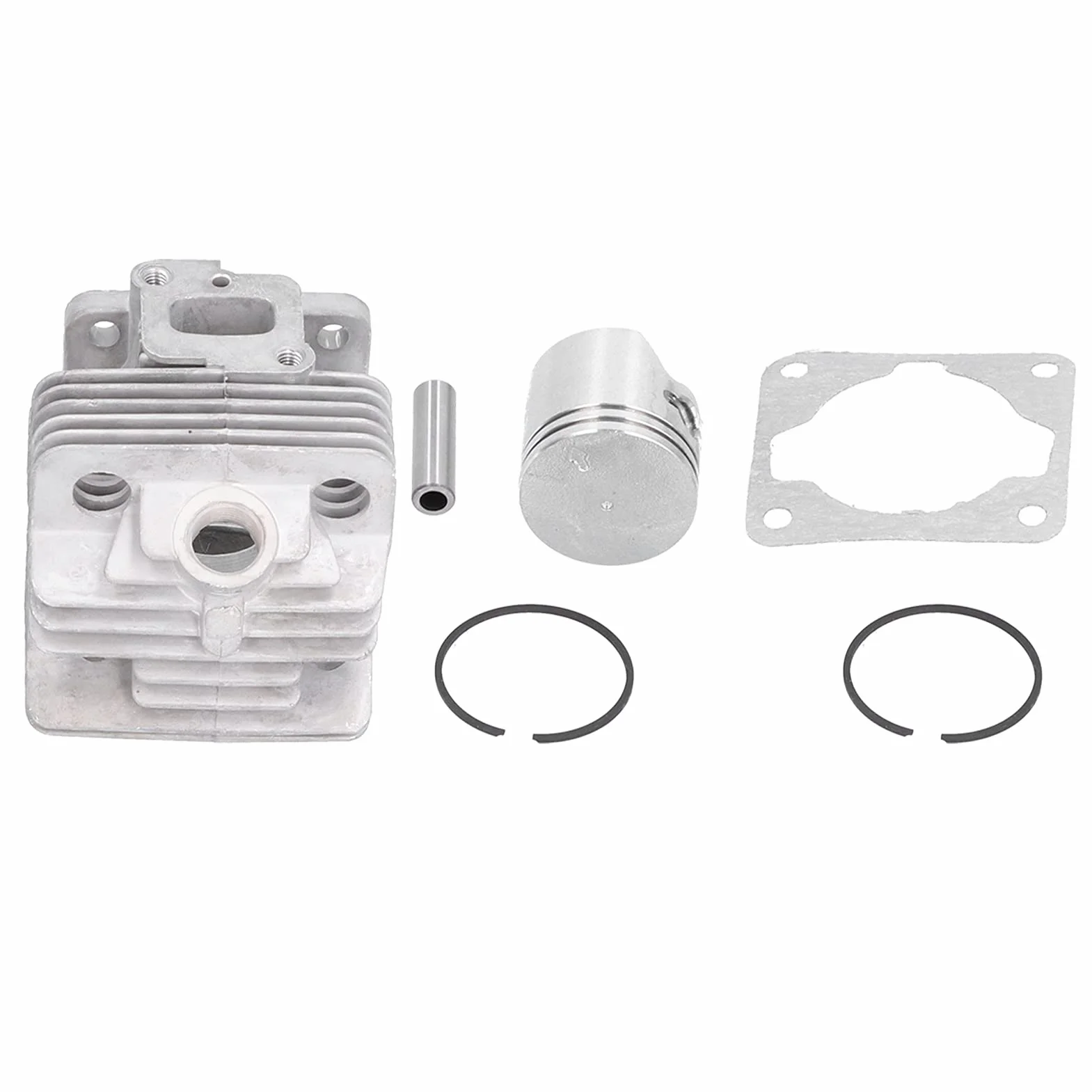 Cylinder do trymera, 34 mm cylindryczny pierścień tłoka klipsy zestaw uszczelek zamiennik dla TL26/CG260 1E34F części do cięcia trymera