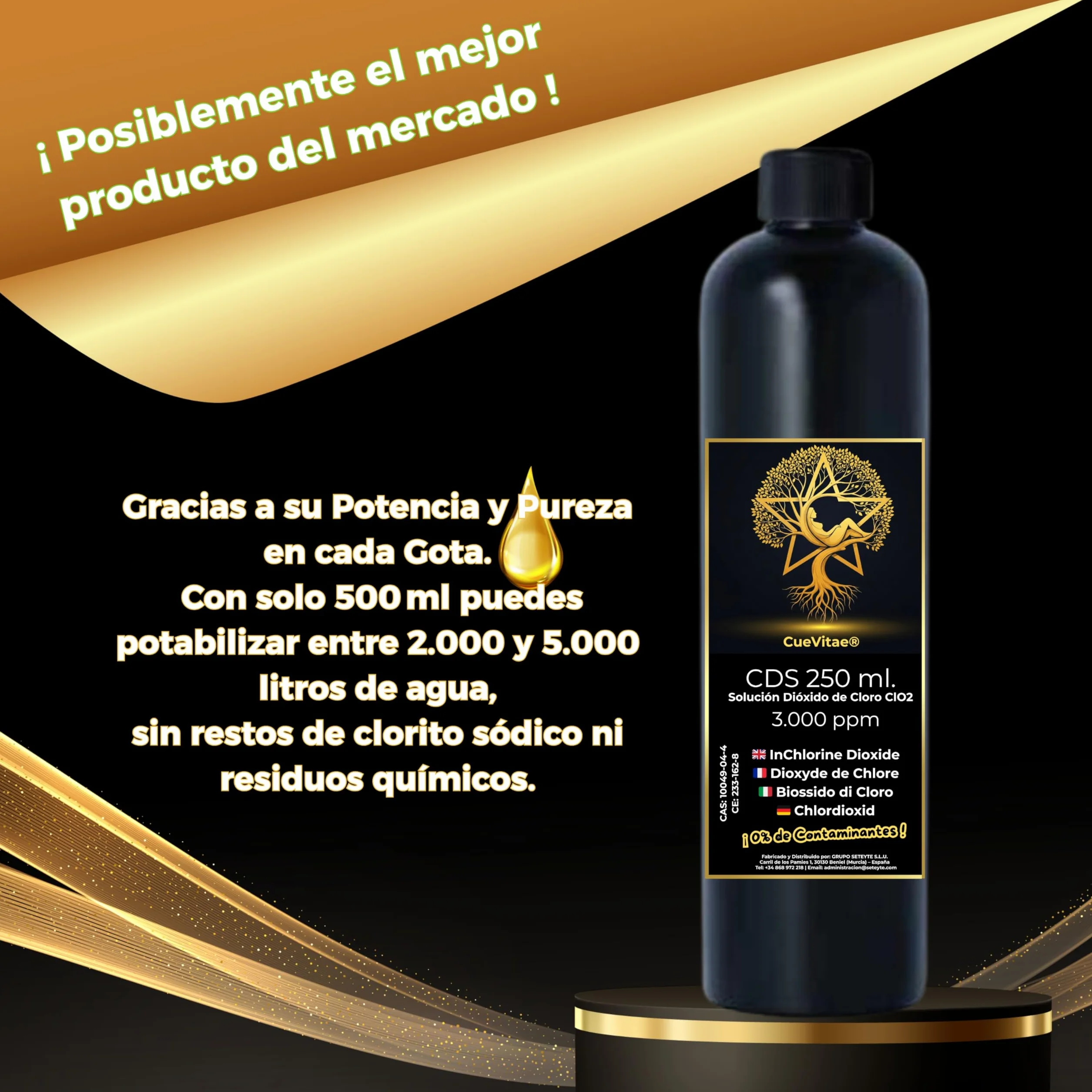 CDS/CDL 3000 PPM 250 ml Gotowy do dozowania