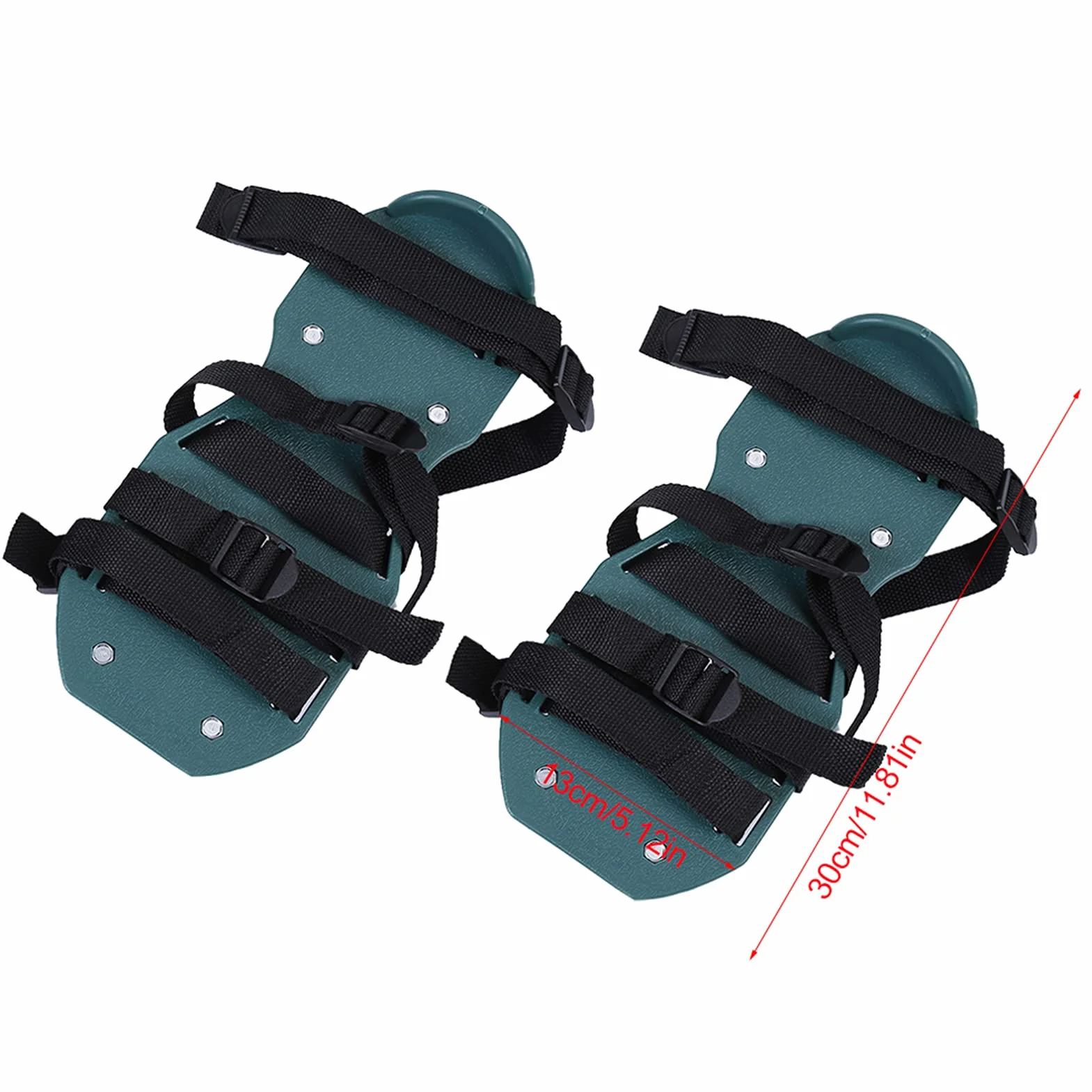 Yosoo Health Gear Sandały do napowietrzania trawnika, regulowane 10 cm (1 para) – buty do pielęgnacji trawnika, do ogrodu