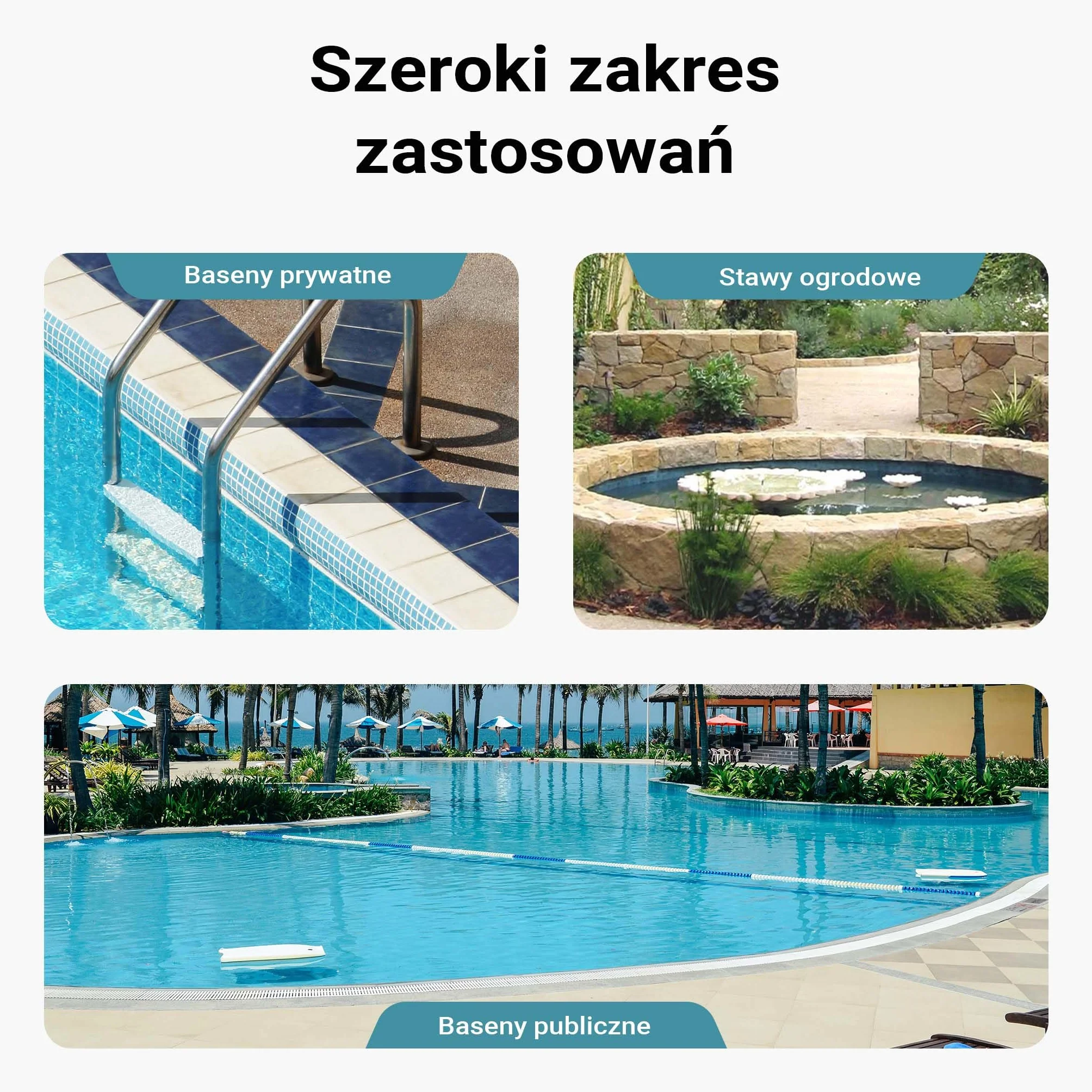 Wiltec Wąż do basenu o długości 9 m, Ø 32 mm czarny wąż ssący do pompy basenowej z mufami, wąż solarny - Made in EU