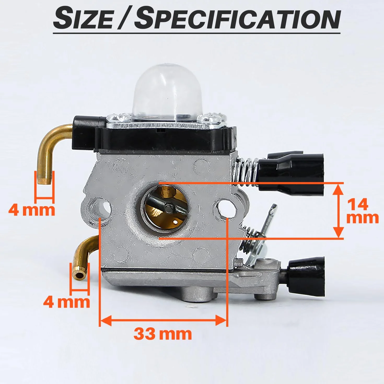Gaźnik do STIHL FS55 FS55R FS38 FS45 FS46 FC55 KM55 Podkaszarka, JRISBO Kosiarka Akcesoria Części Zamienne Zestaw Gaźnika 9 w 1 zawiera Uszczelki, Filtr Powietrza, Świecę Zapłonową