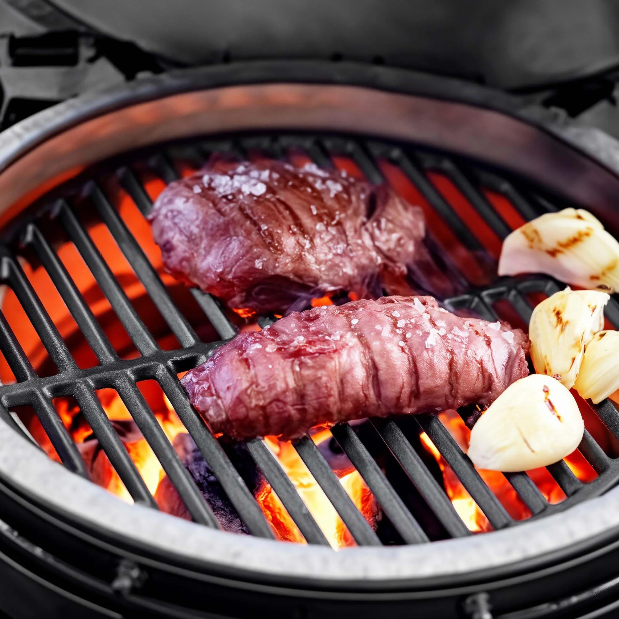 Wiltec Żeliwny ruszt do grilla Ø 45 cm, uniwersalny ruszt grillowy do grilla gazowego i węglowego, żeliwna płyta grillowa do mięsa, ryb i warzyw