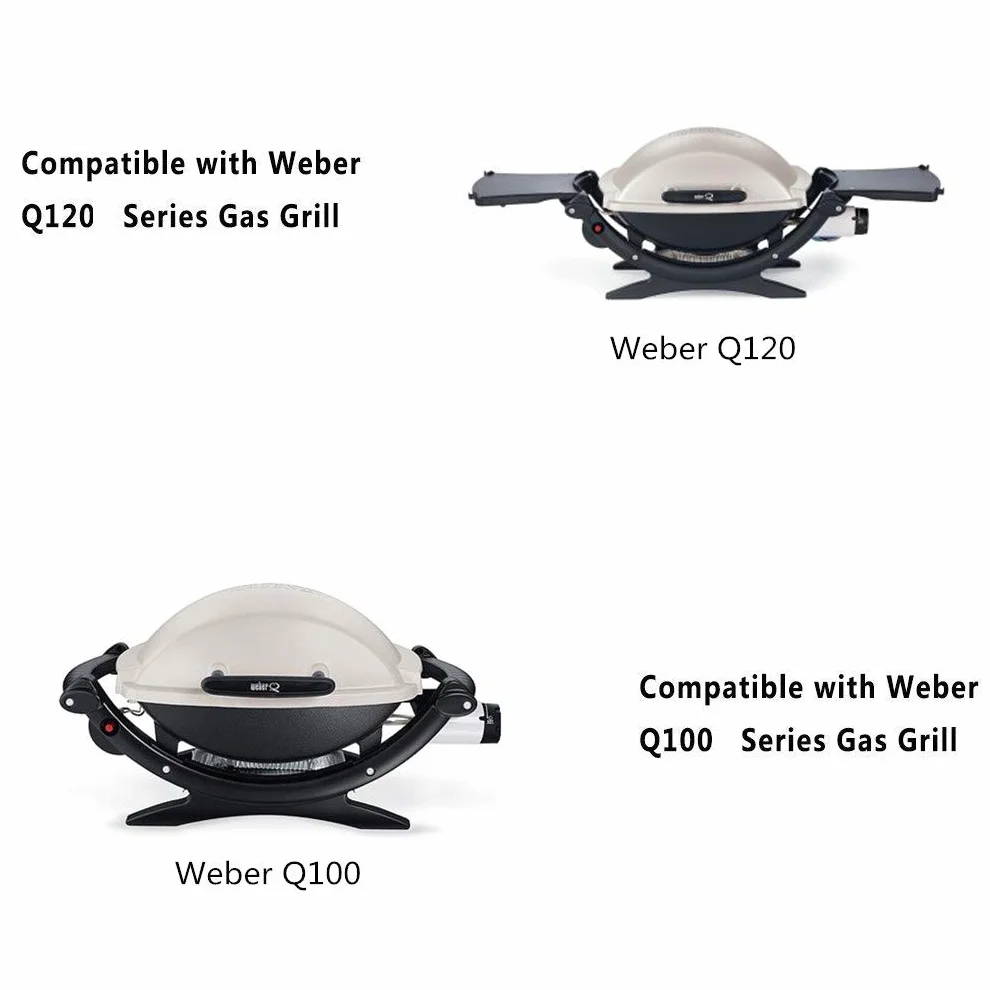 onlyfire Palnik rurowy ze stali nierdzewnej pasuje do grilla gazowego Weber Q100/Q1000/Q120/Q1200 (część zamienna 69957/60040/41657)