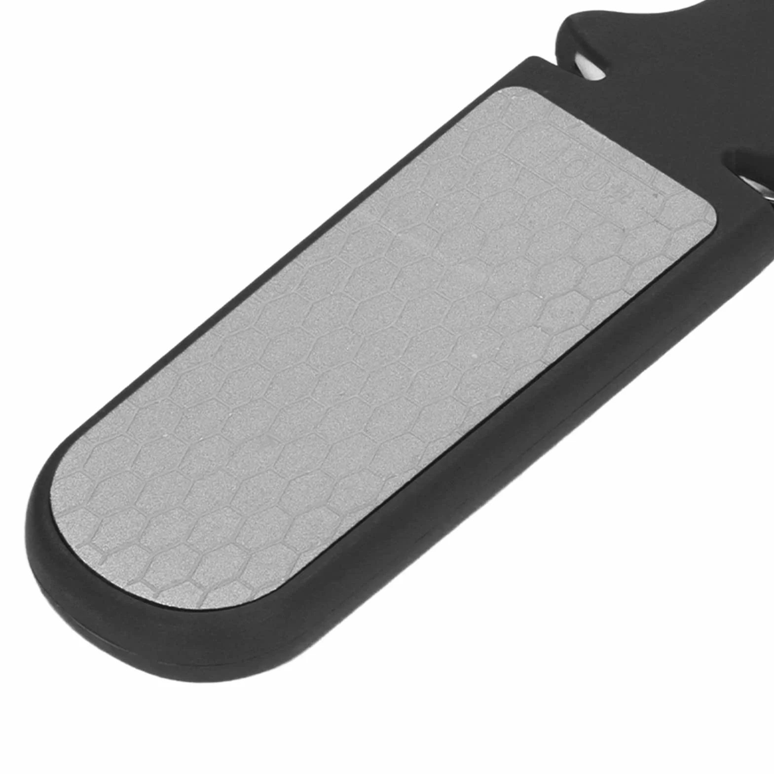 Wielofunkcyjna ostrzałka do noży 6 w 1, dwustronna, do kuchni, na kemping, do ostrzenia kamienia (BLACK)
