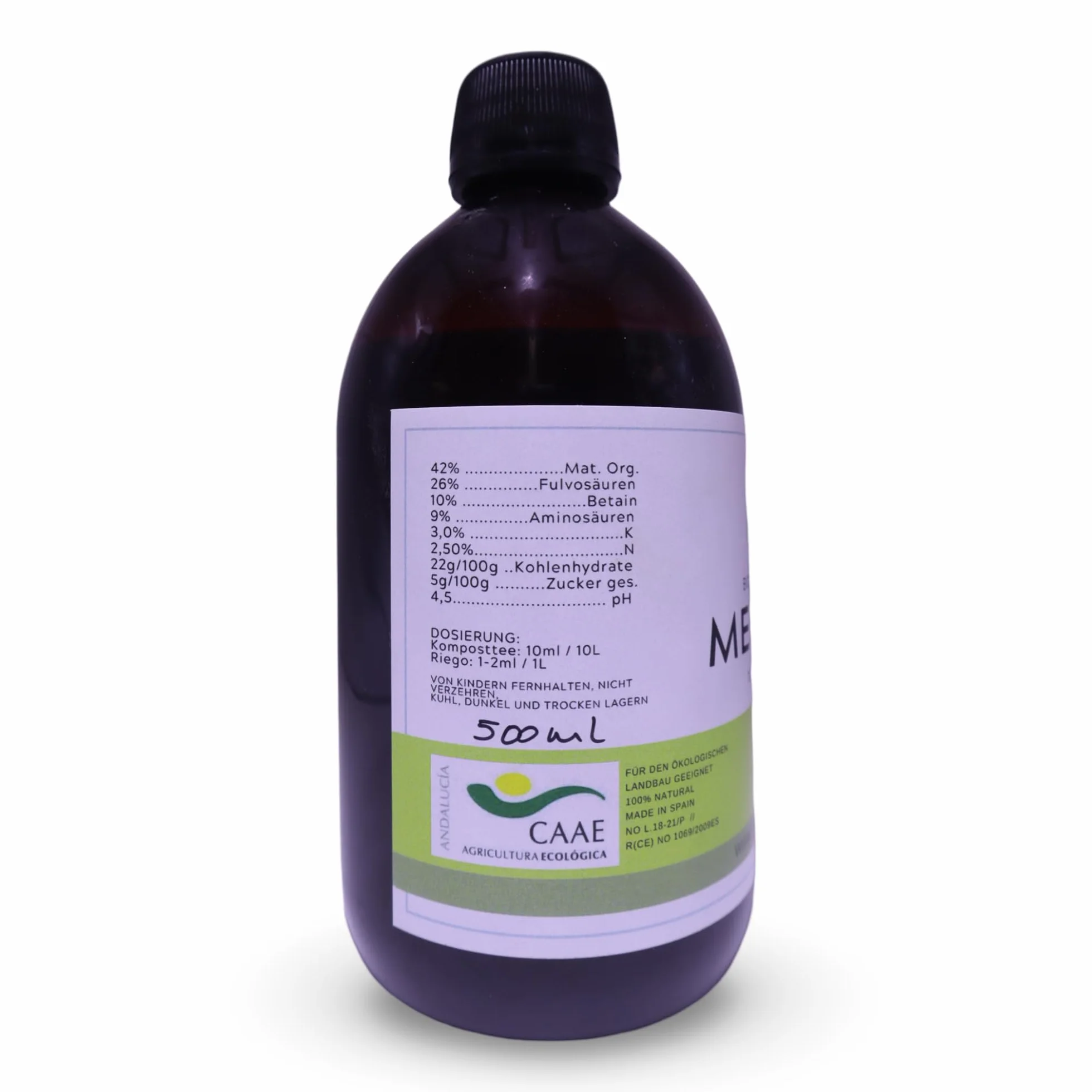 Bio melasa trzcinowa 500ml - do produkcji herbaty kompostowej i do rozmnażania efektywnych mikroorganizmów