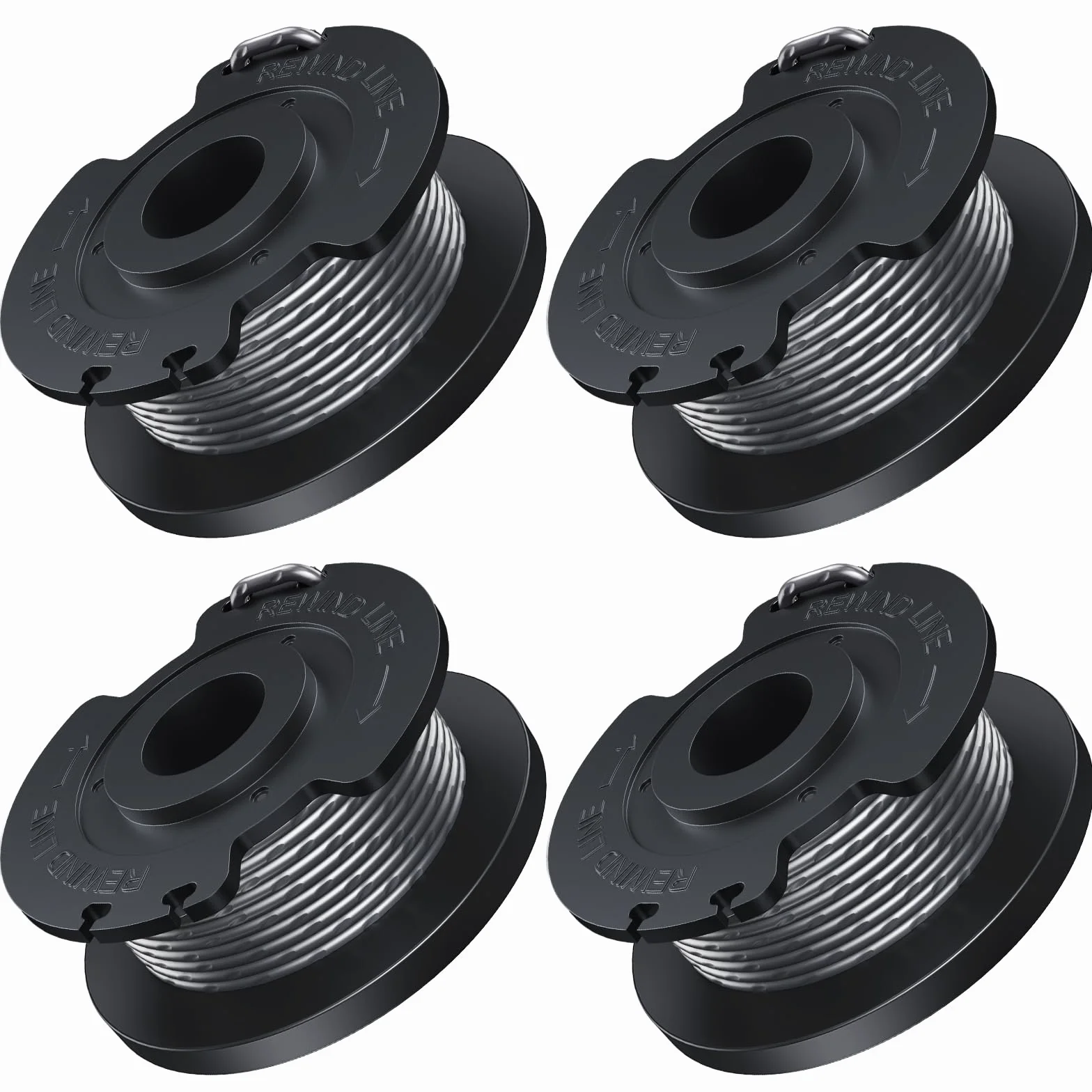 Ø 1,6 mm - 5 m długości, zapasowa szpula kompatybilna z Bosch, nadaje się do akumulatorowej podkaszarki EasyGrassCut, zawiera 4 szpulki z żyłką F016800569