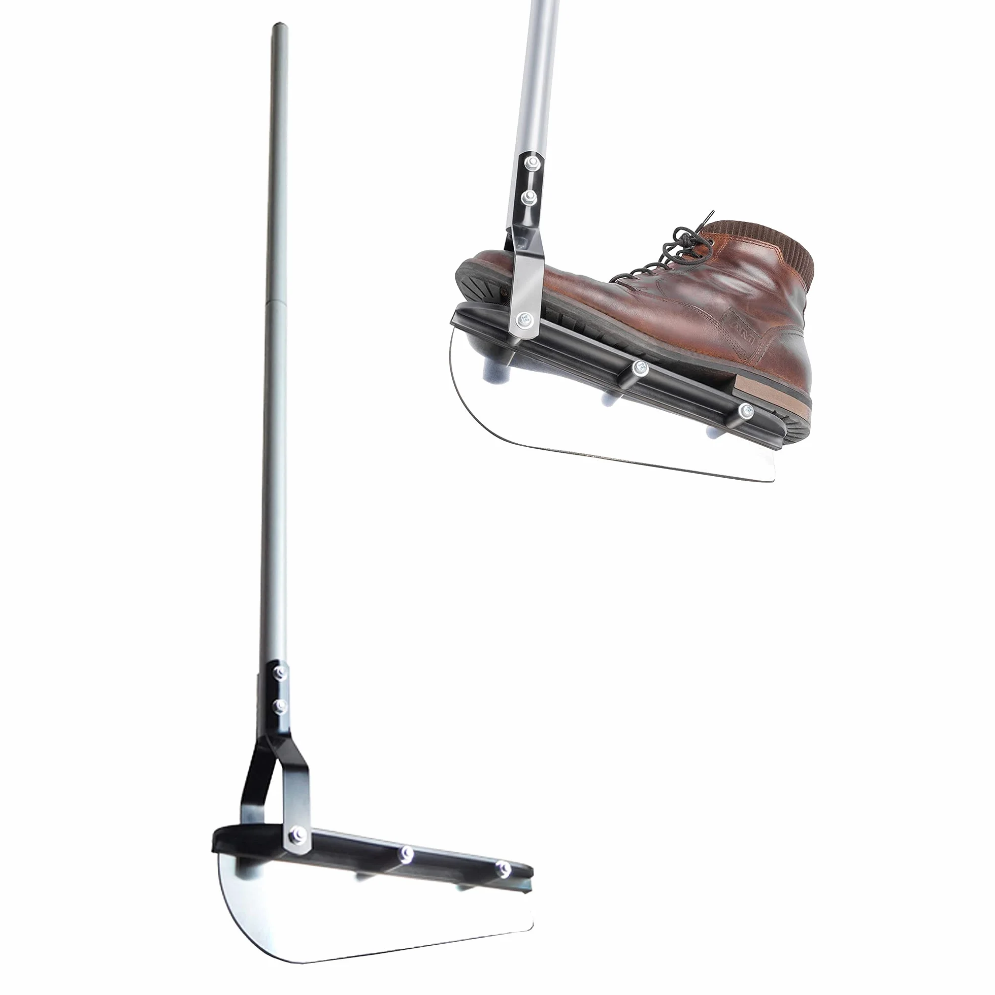 UPP Easy przycinarka do krawędzi trawnika | kompletny zestaw z ostrzem ze stali chromowanej 30 cm i metalowym uchwytem 105 cm - do wygodnego, czystego, szybkiego cięcia krawędzi trawnika bez schylania się, odporny na warunki atmosferyczne