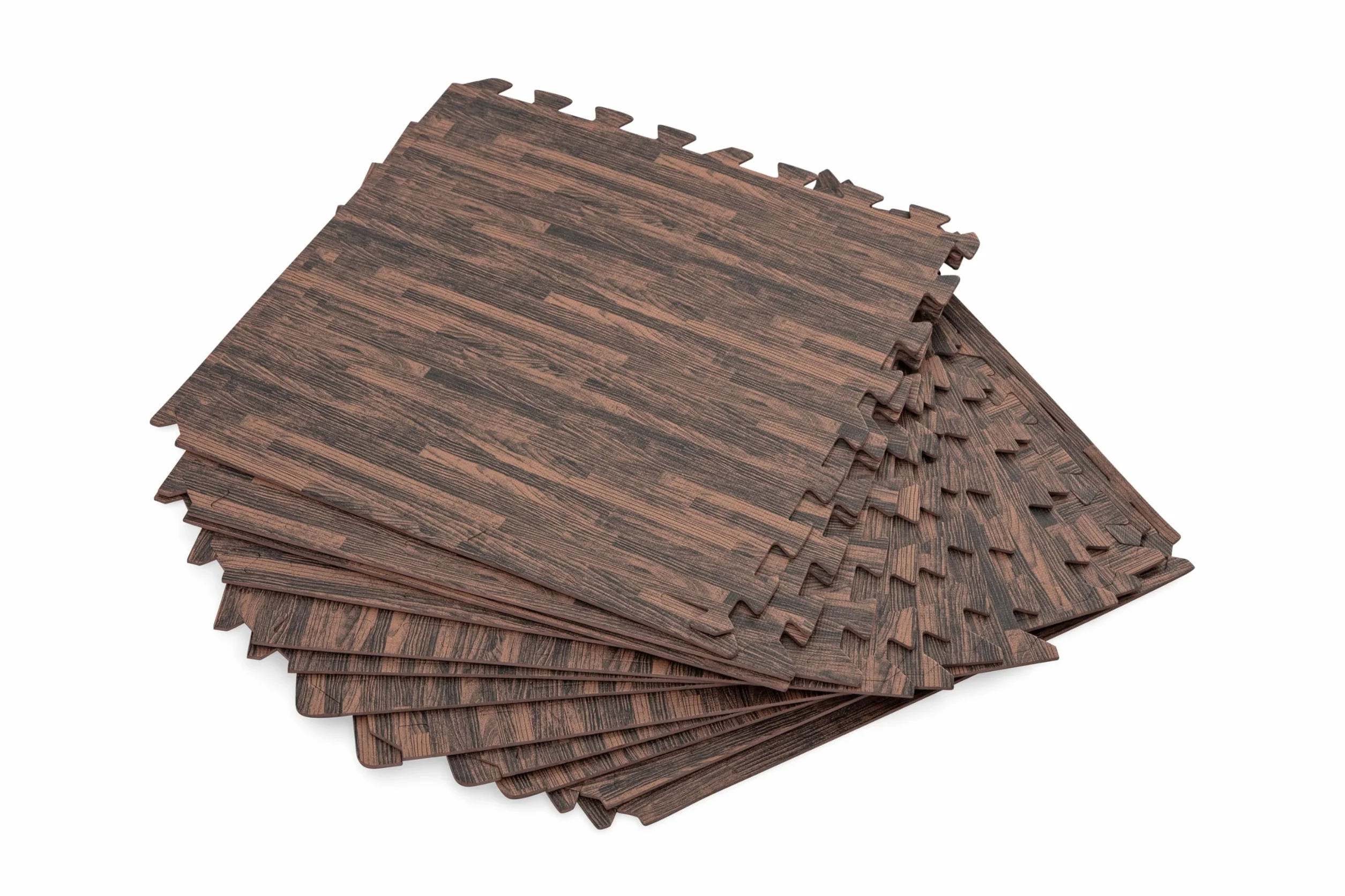 Bestway Płytki ochronne basenowe zestaw 12 sztuk 50 x 50 cm wygląd drewna palisandr