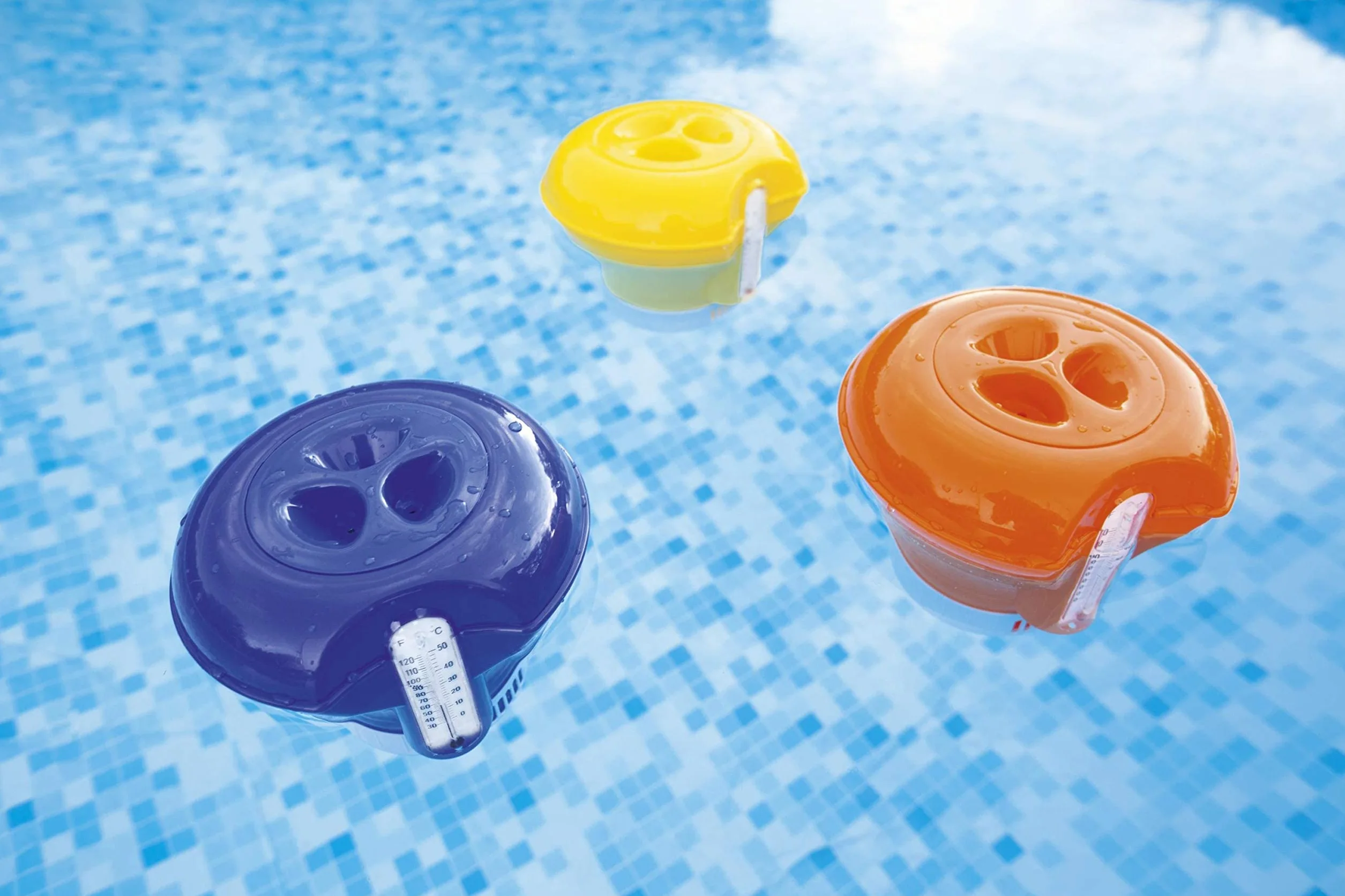Bestway Dosierschwimmer 18,5 cm mit Thermometer