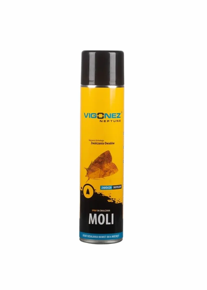 Spray przeciw molom 600 ml – Długotrwała ochrona, bezwonny