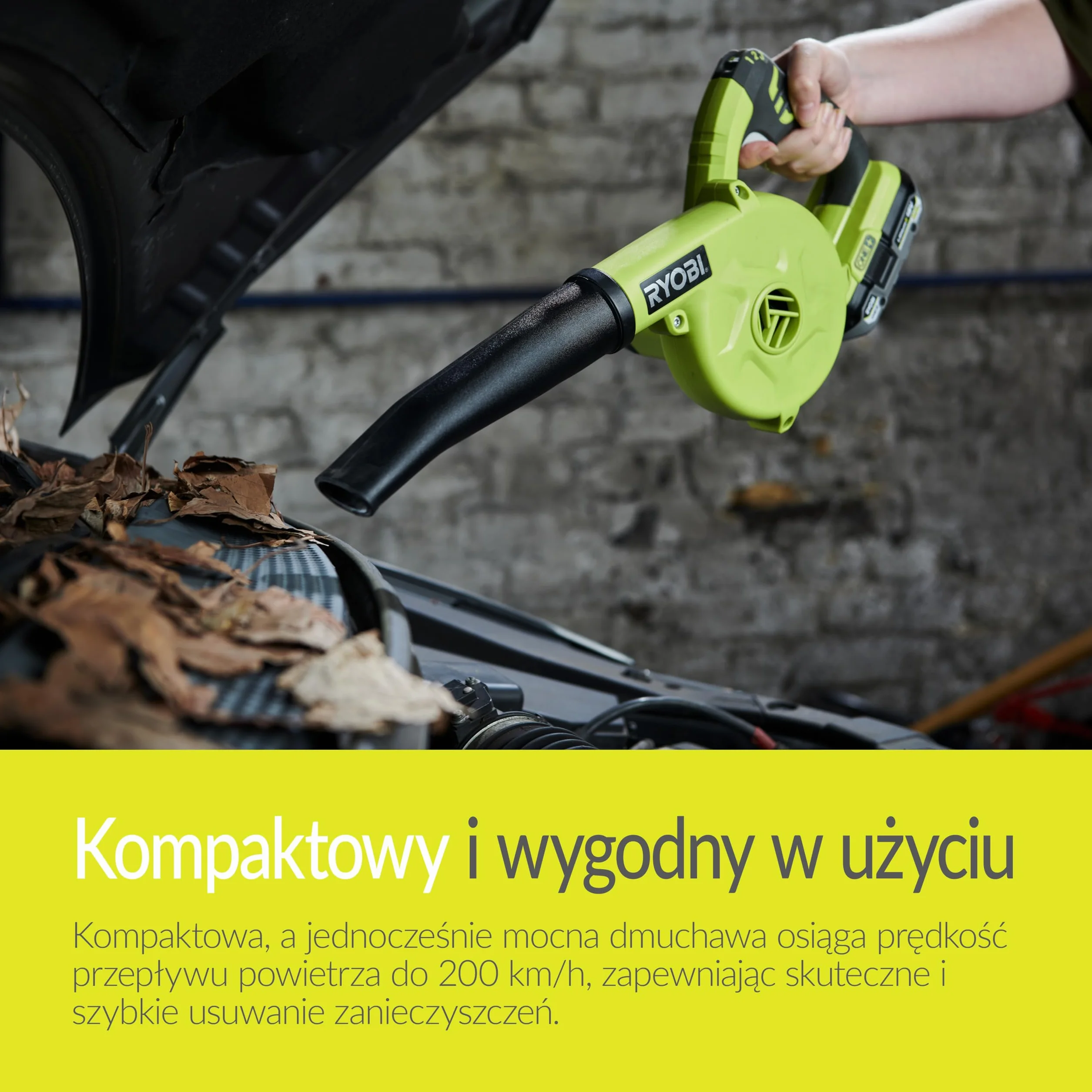 Ryobi Kompaktowa Dmuchawa 18V R18TB-0