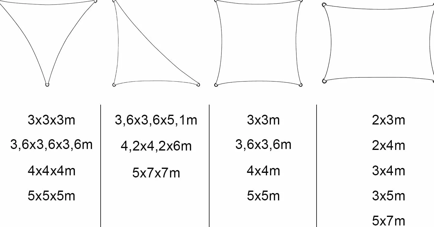 WOLTU Prostokątny żagiel przeciwsłoneczny, 3 x 4 m, jasnoszary, oddychający, z polietylenu, ochrona przed słońcem, ochrona przed promieniowaniem UV, do ogrodu, na taras, kemping