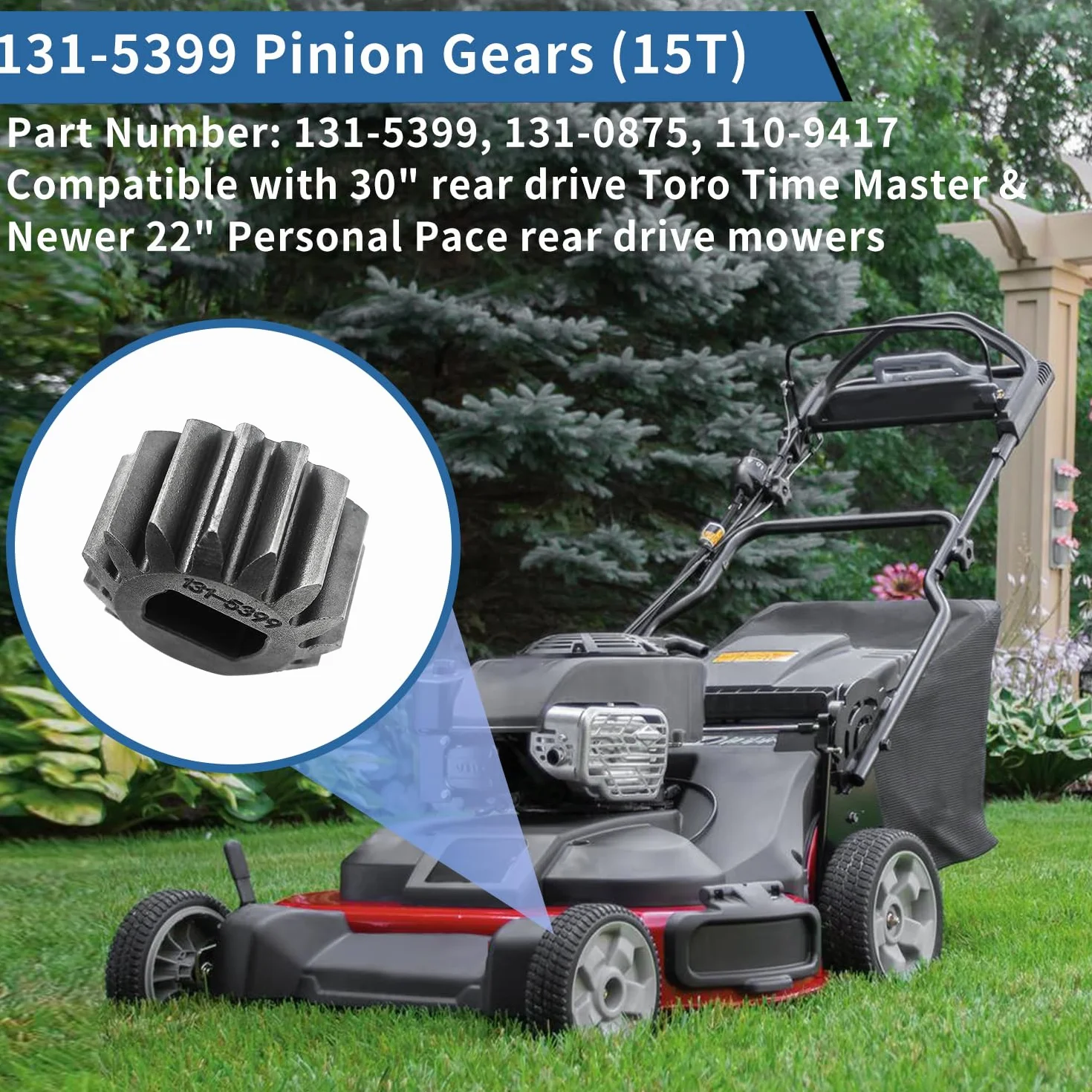 Koła zębate (15T) 76.2 cm do kosiarki Toro Lawn Boy 110-9417