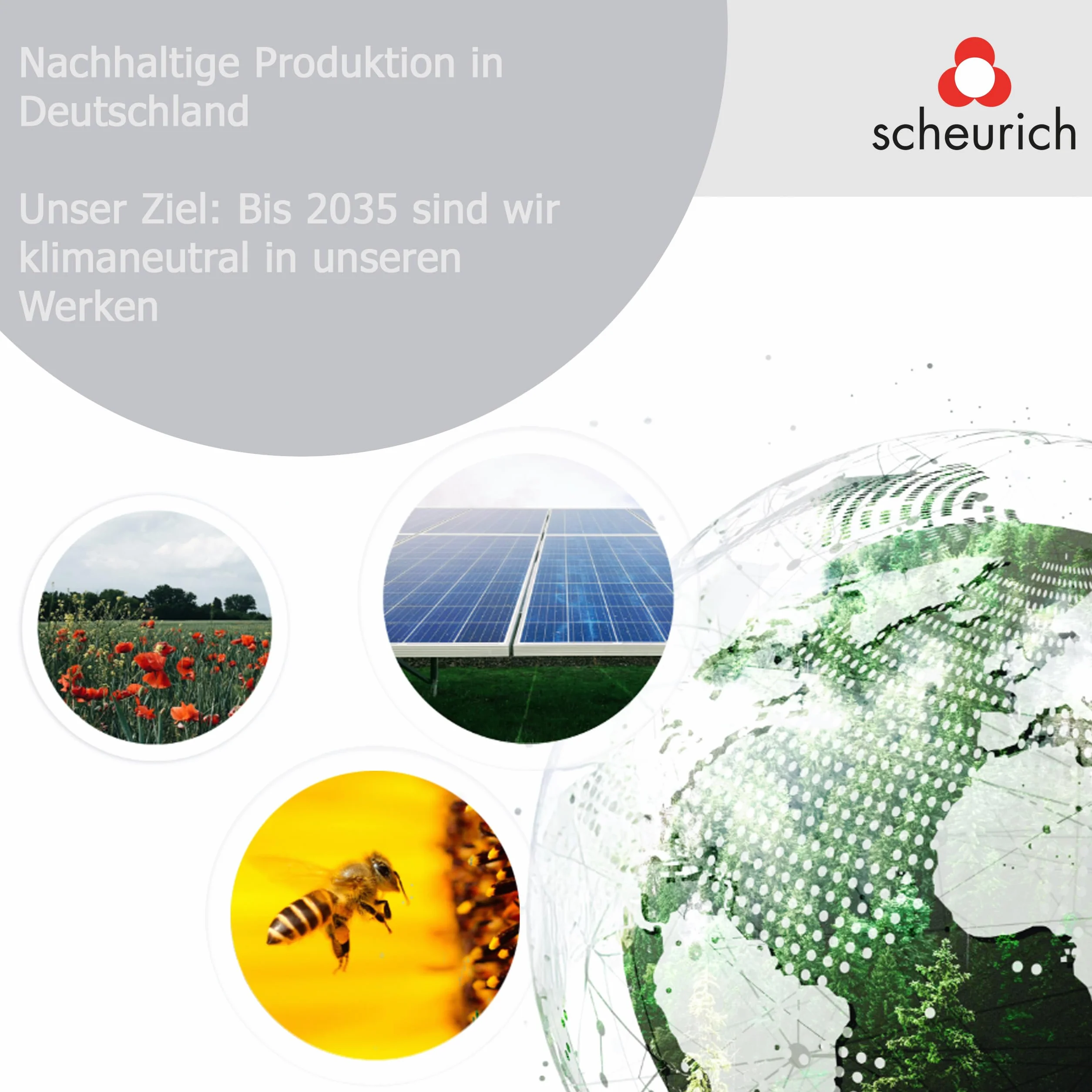 Scheurich Wave Globe 40, donica na rośliny/doniczka/donica na rośliny, okrągła, kolor: szary Stony Grey, wyprodukowana z tworzywa sztucznego pochodzącego z recyklingu, do użytku na zewnątrz