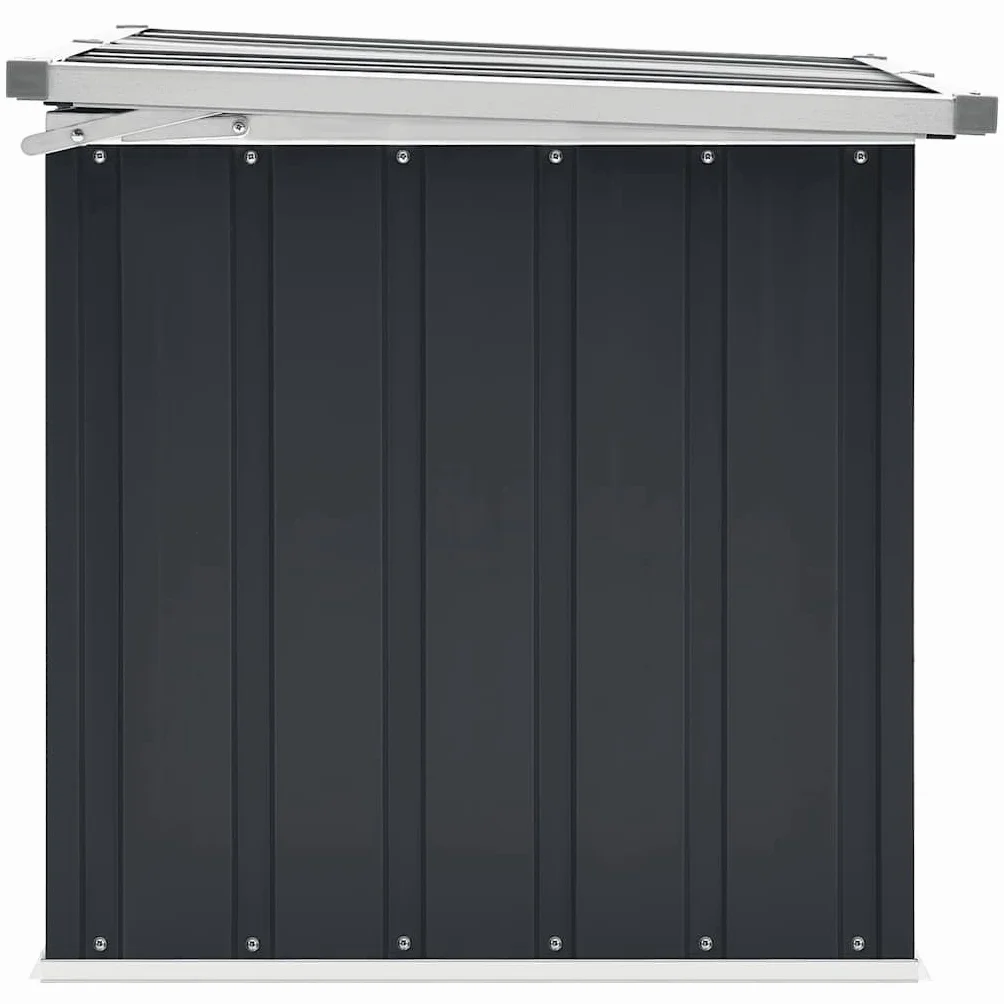 vidaXL Skrzynia ogrodowa do przechowywania 129x67x65 cm antracytowa