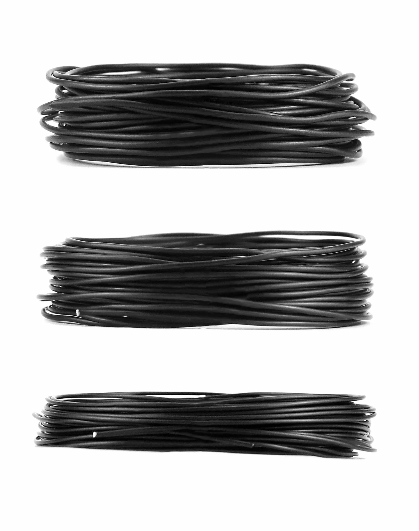 QWORK® 3 rozmiar drutu Bonsai Anodowany drut aluminiowy do roślin i drzew, 1,0 mm/1,5 mm/2,0 mm, łącznie 30 metrów