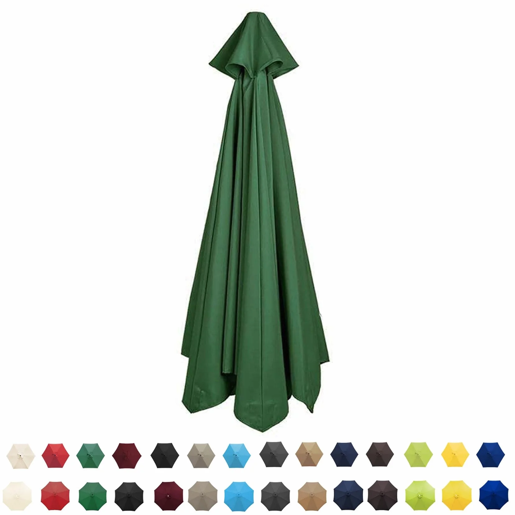 Wymienny baldachim do parasola 200cm 270cm 300cm 6 ramion 8 ramion wodoodporny materiałowy