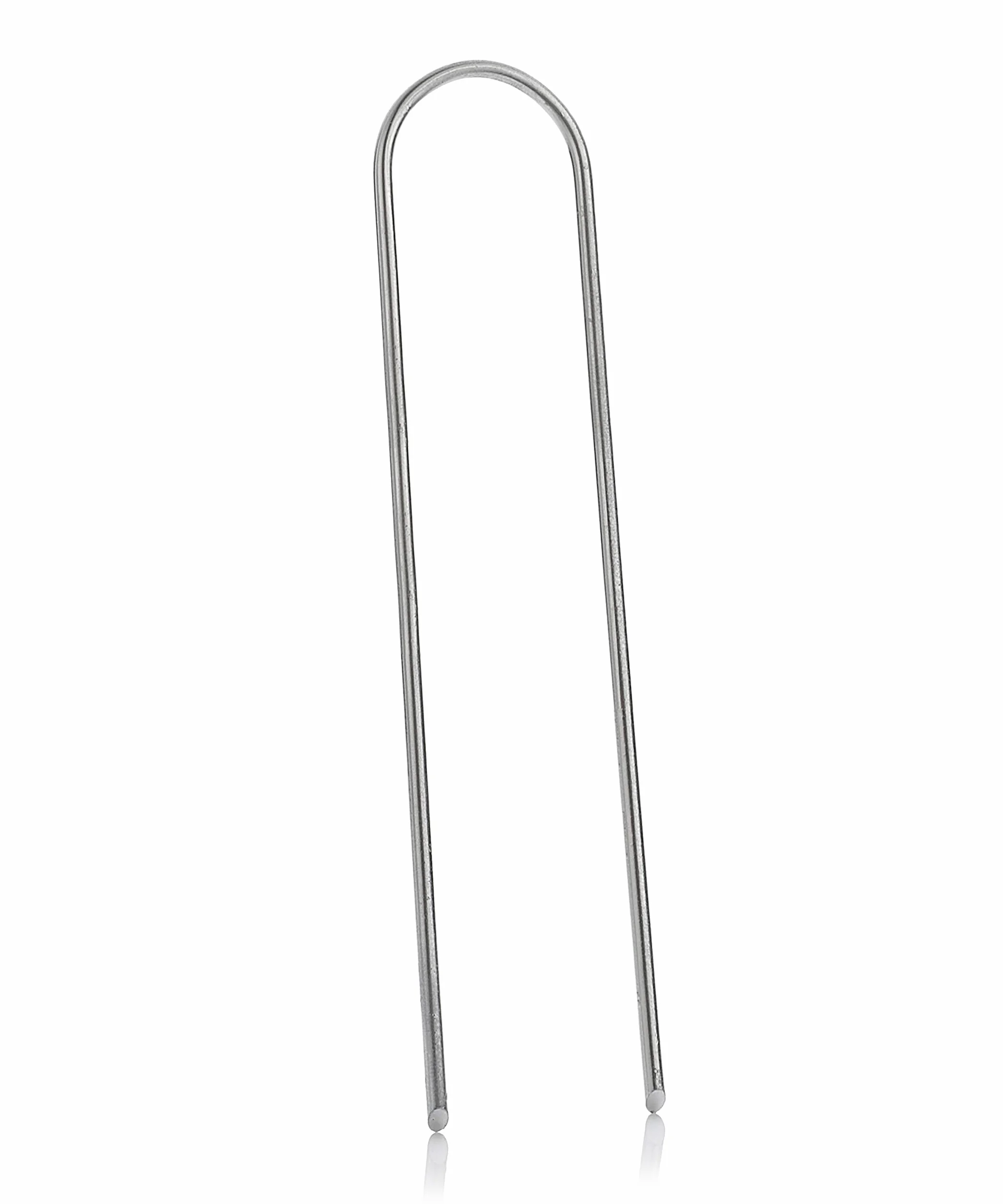 GardenMate Zestaw 50 x 150 mm ocynkowane stalowe kołki zabezpieczające w kształcie litery U o grubości 2,9 mm