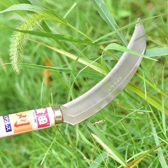 Sierp w kształcie półksiężyca ze stali nierdzewnej do ogrodu, 160 mm (A)