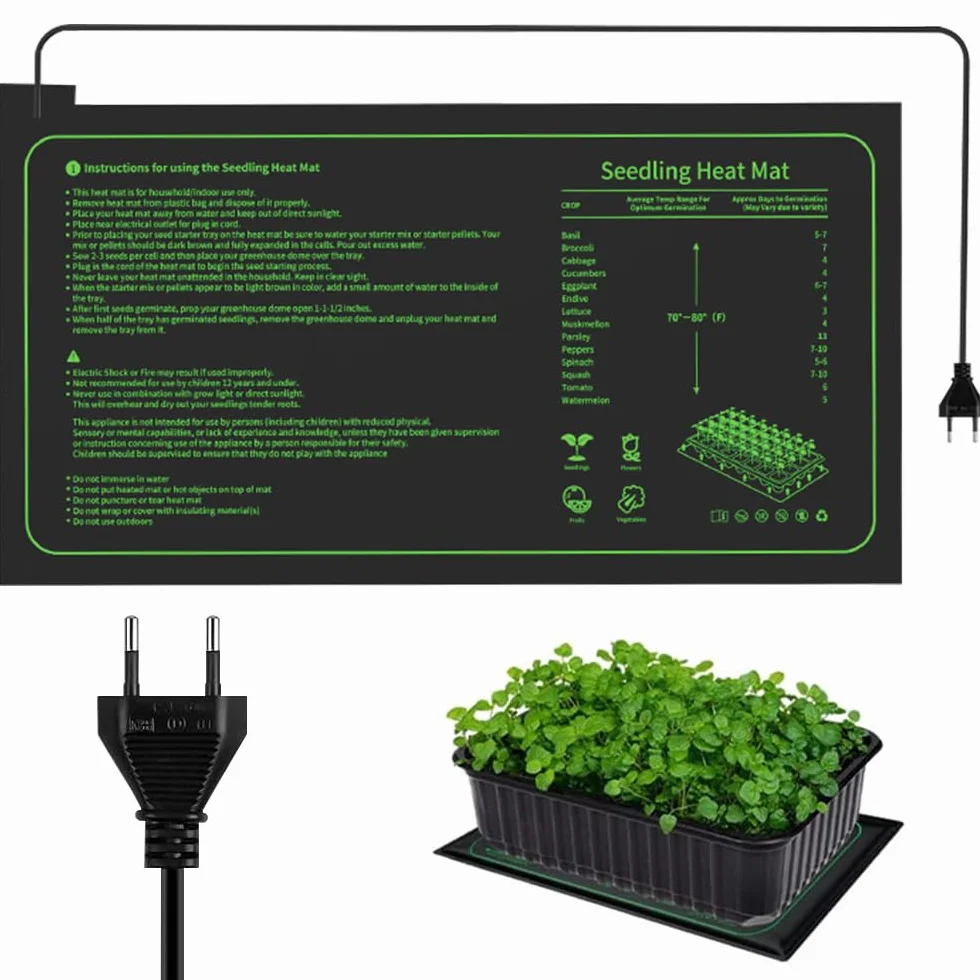 Mata grzewcza do roślin 20W 25x52CM wodoodporna do terrarium