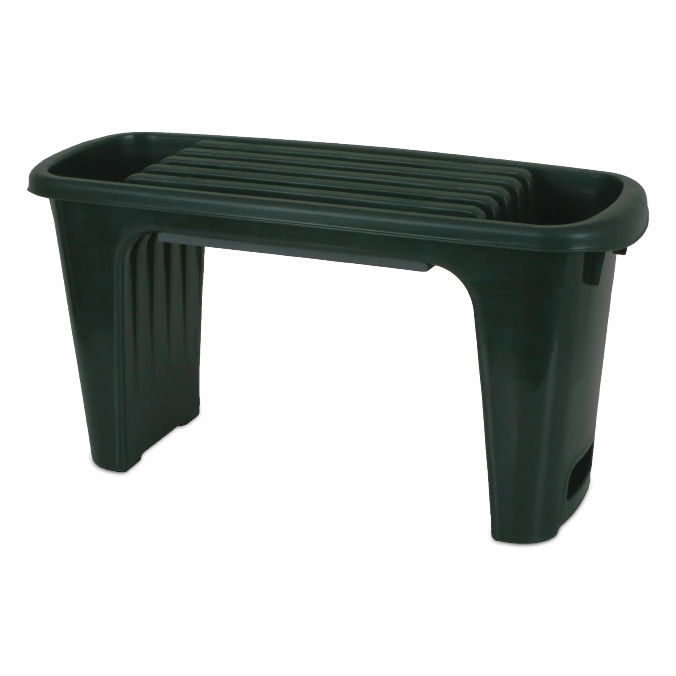 Spetebo Ławka ogrodowa z tworzywa sztucznego zielona – 60 x 30 cm – stołek roboczy z wyściółką na kolana – taboret ogrodowy na kolana, akcesoria do prac ogrodowych, ochrona kolan, narzędzie robocze