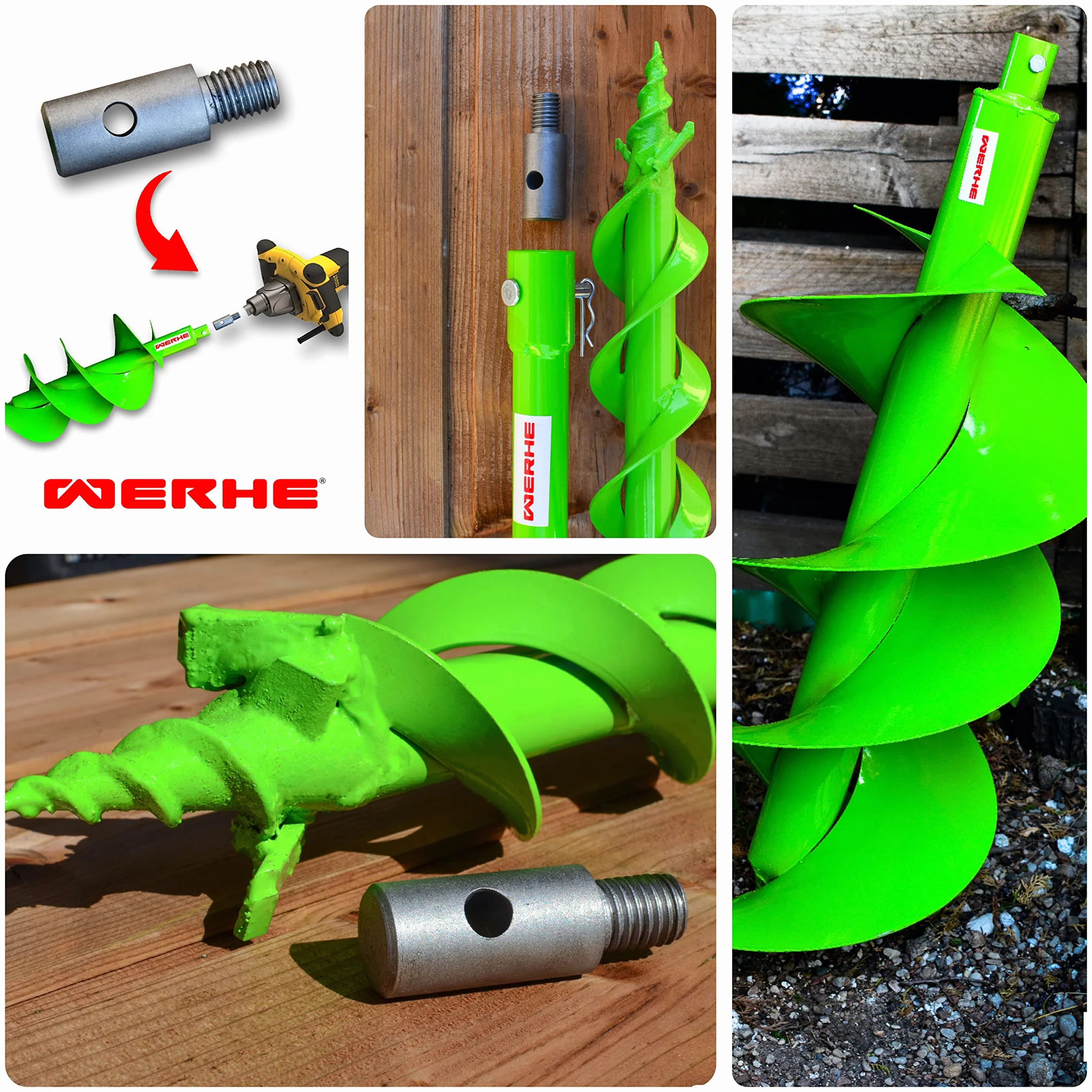 WERKON M14 adapter do ślimaków, M14 ADAPTER DO MIESZALNIKA, mieszadła, ŚLIMAK