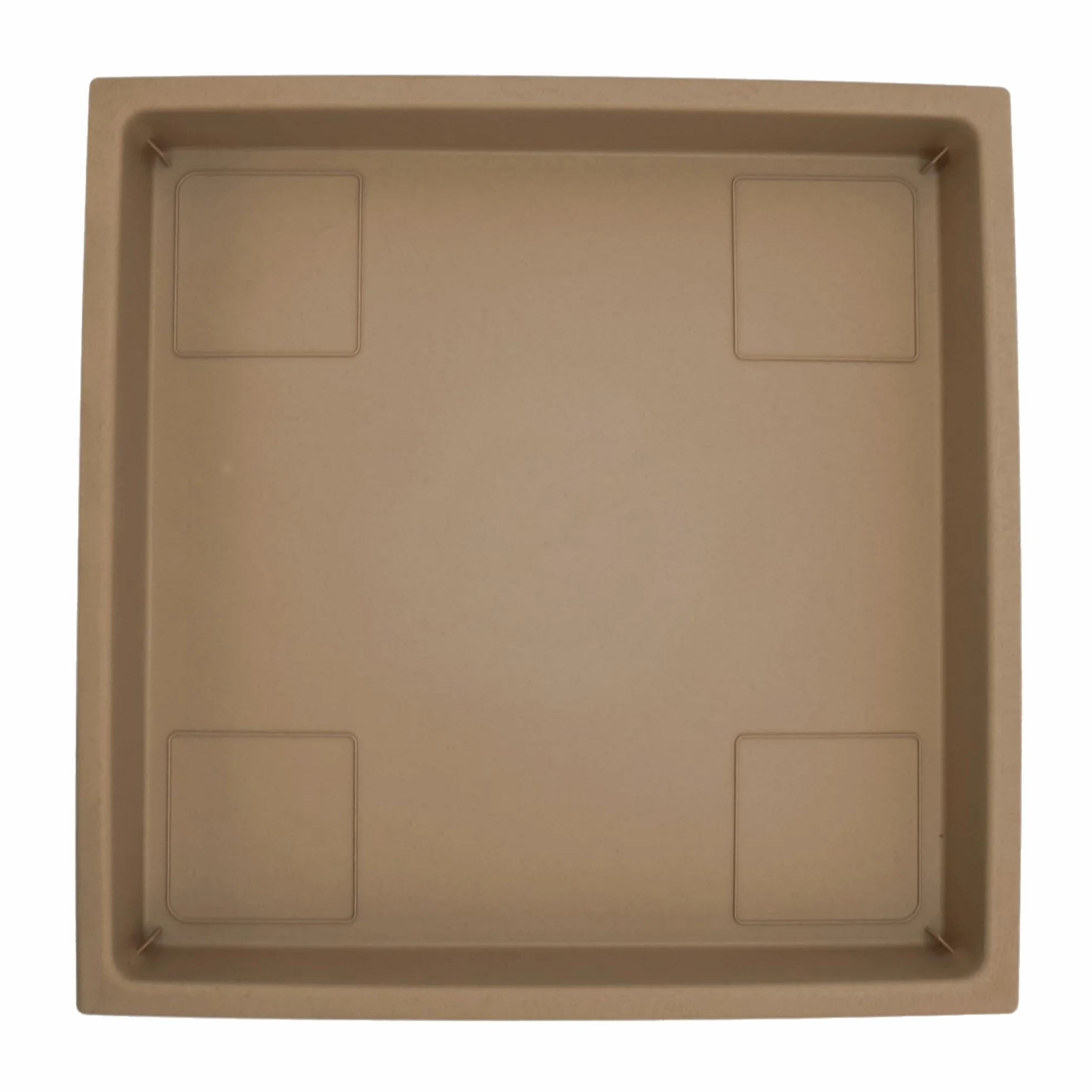 The HC Companies Kwadratowy spodek, piaskowiec, 35,5 cm (14")