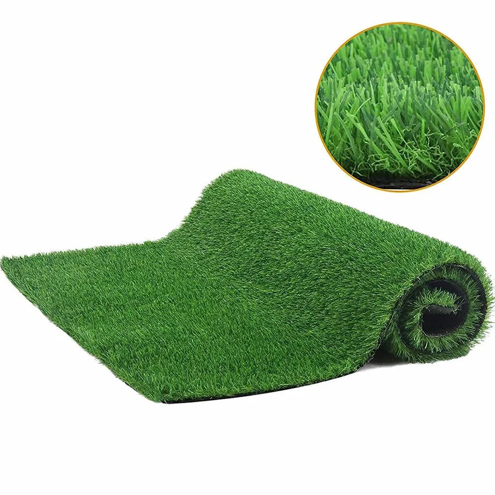 Sztuczna trawa trawnikowa, syntetyczna, mata treningowa, dywan syntetyczny, dekoracja do wnętrz, na zewnątrz, do ogrodu, na taras, trawnik (1 x 2 m)