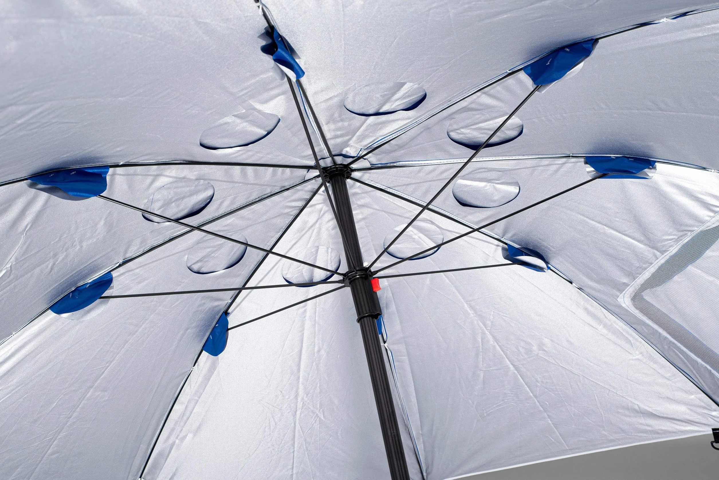 Parasol przeciwsłoneczny ogrodowy 2w1 ochrona UV 50 składany 210 x 220 cm