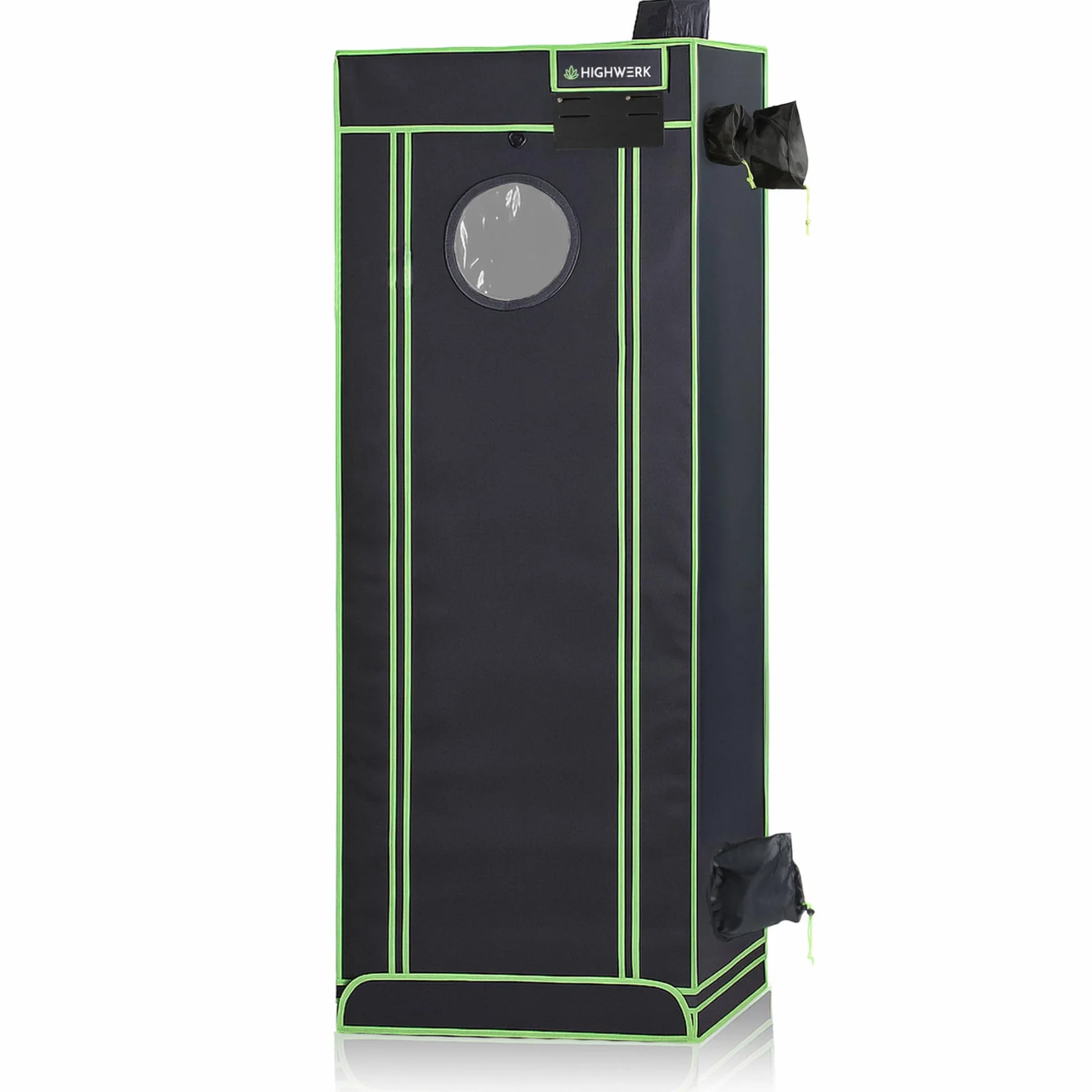 Namiot do uprawy roślin 60 x 60 x 120 cm | Szafka do uprawy w pomieszczeniach | czarny i zielony