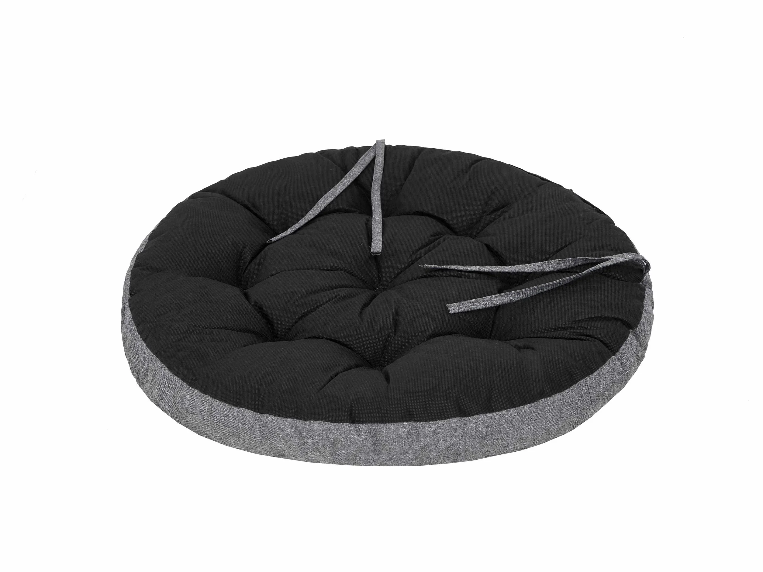 PillowPrim Poduszka na huśtawkę wiszącą, gniazdo bociana, poduszka na huśtawkę, huśtawkę wiszącą, spokój i czas wolny, antracytowa, 65 x 65 cm