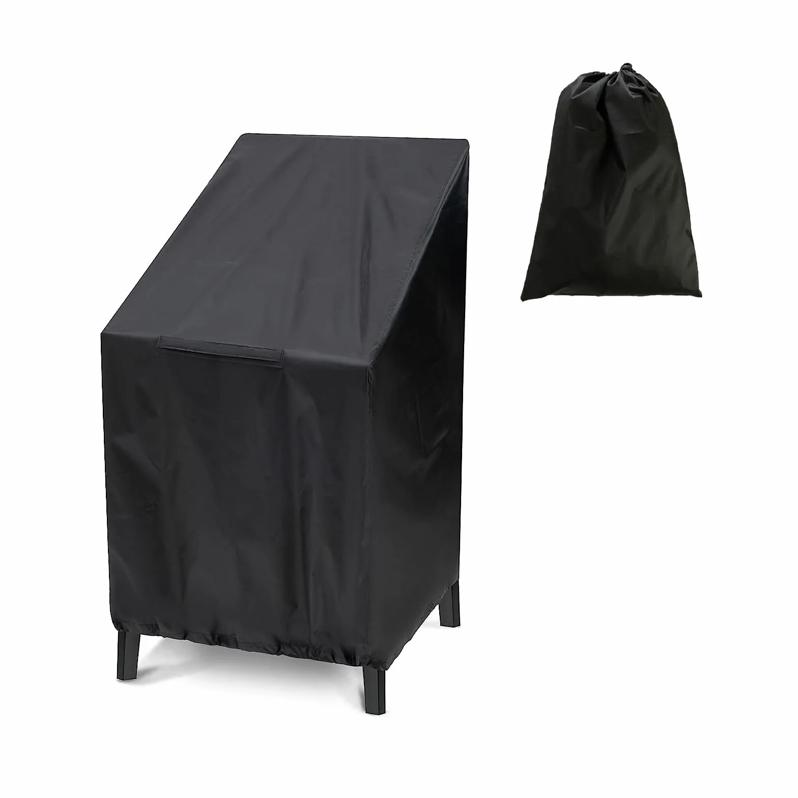 Pokrowiec ochronny na krzesło ogrodowe, tkanina Oxford 210D, pokrowiec ochronny na krzesła balkonowe, 65 x 65 x 120 cm