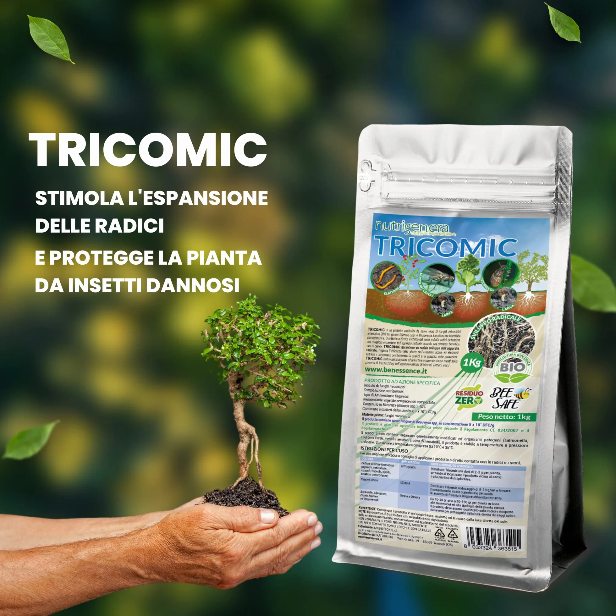 Bio Inokulo z grzybów mikoryzowych Beauveria bassiana Metarhizium 1 kg