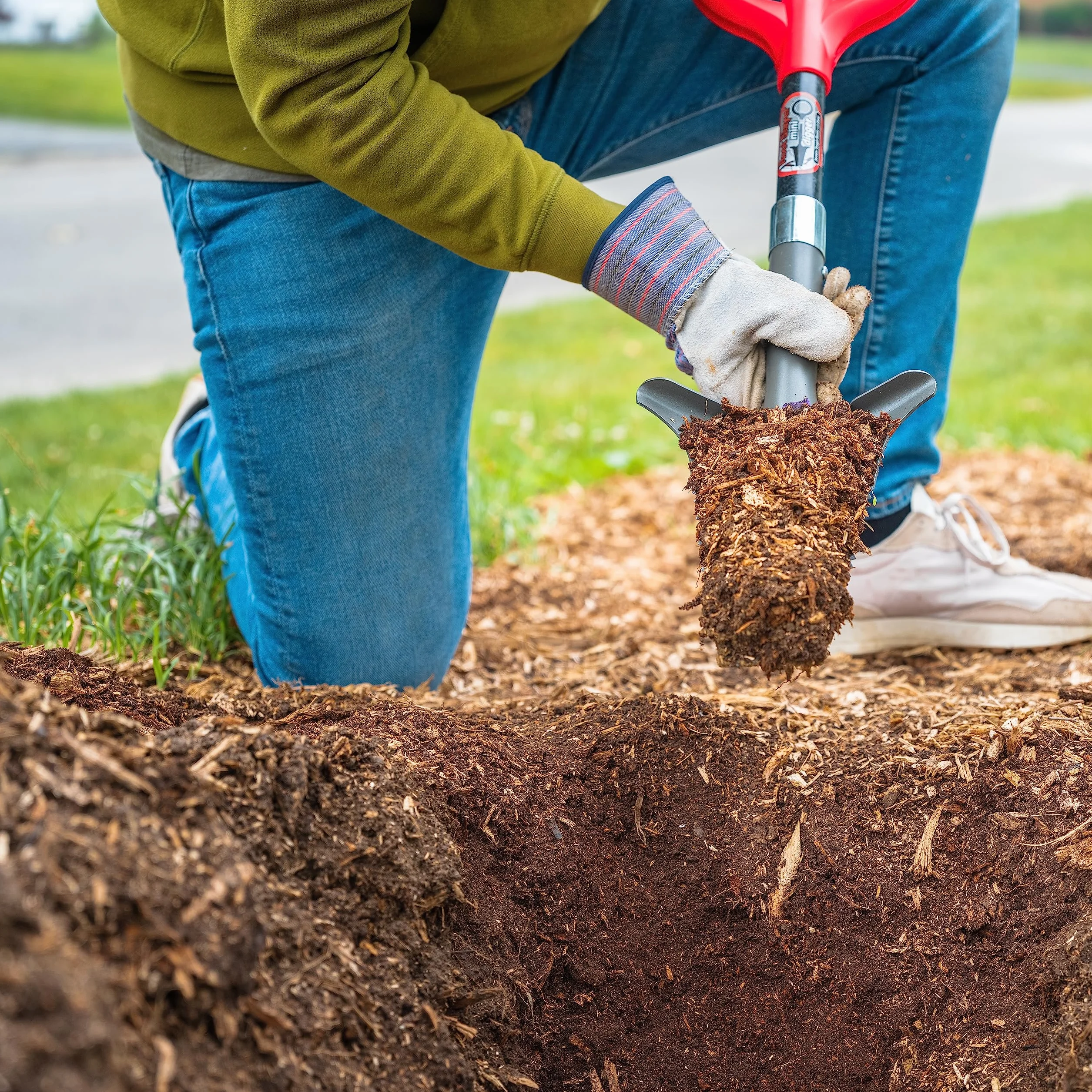 Radius Garden Root Slayer Mini-koparka łopata czerwona