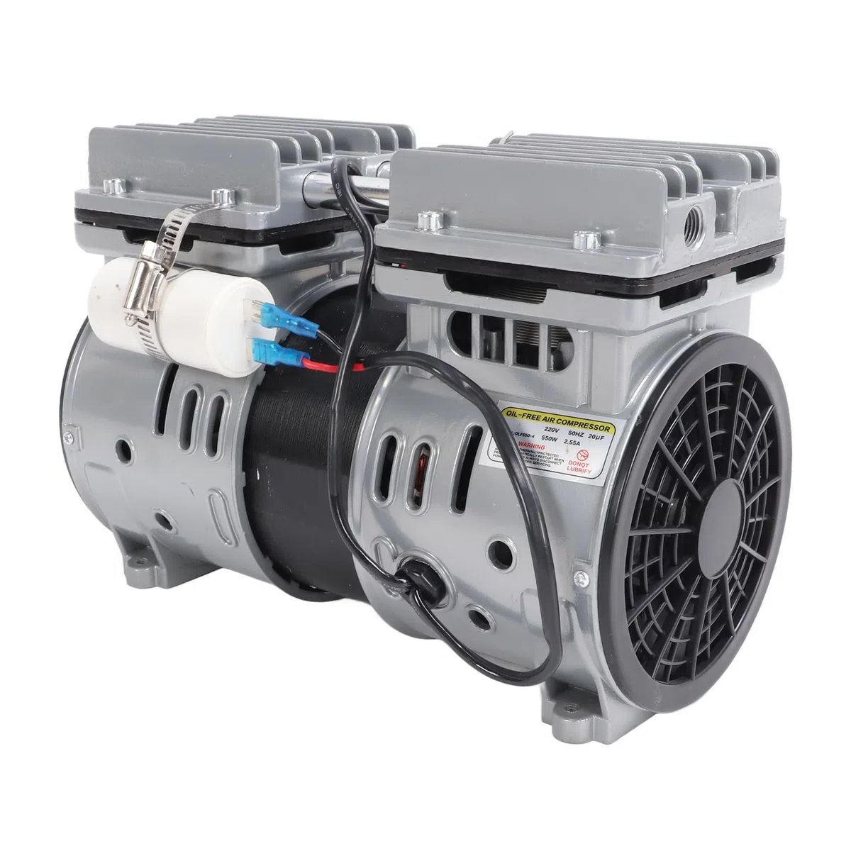 Pompa napowietrzająca do stawu 550W wykonana ze stopu miedzi i aluminium, metalowa konstrukcja do użytku na zewnątrz, pompa napowietrzająca staw system napowietrzania stawu do napowietrzania stawu