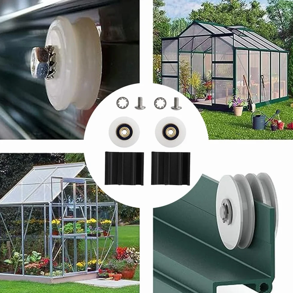 Rolki do drzwi przesuwnych, szklarni, rolka, koła, zapasowe zestawy instalacyjne, drzwi prysznicowe, szklane