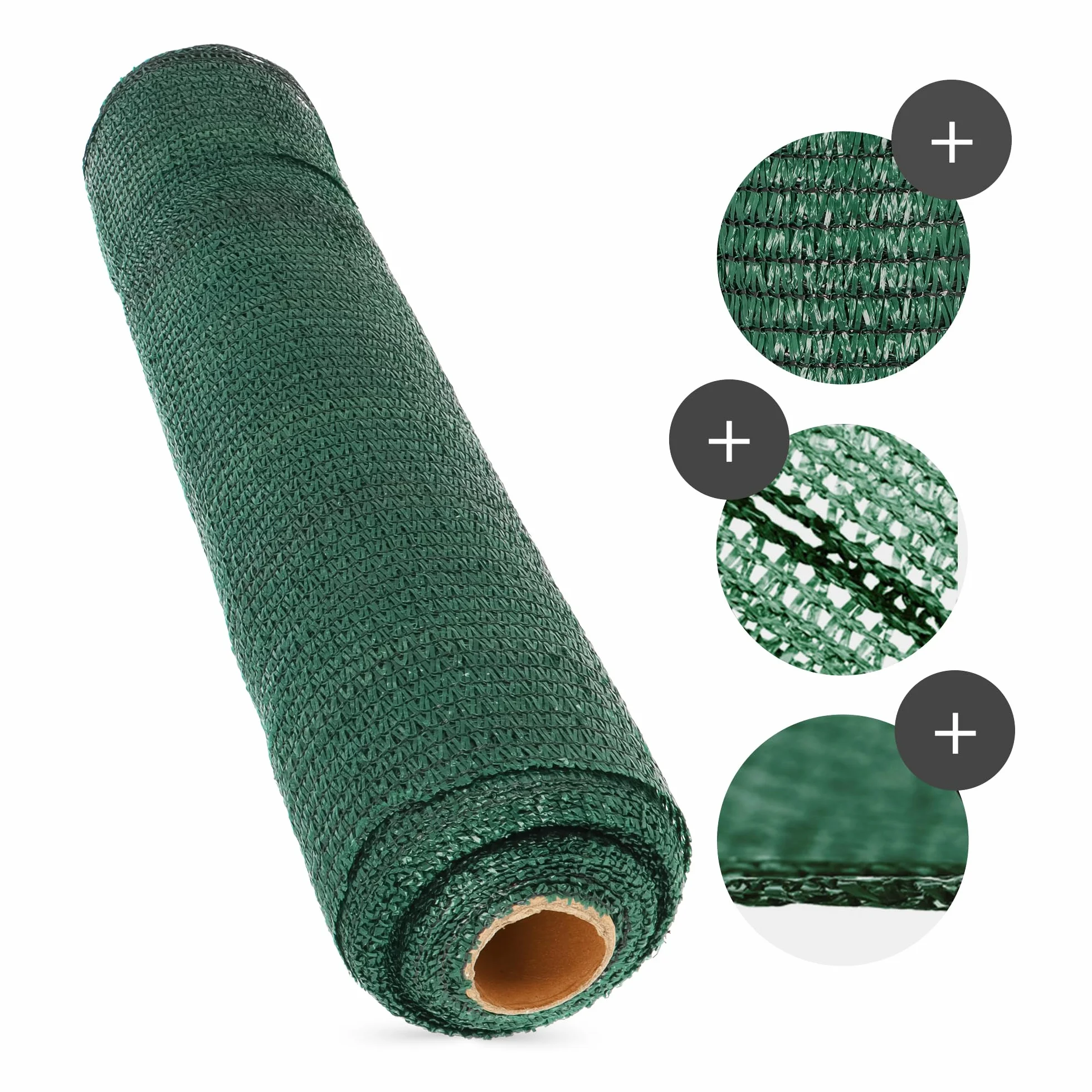 Siatka Cieniująca Tkanina Osłonowa (1,5 m x 25 m 55% | Zielony)