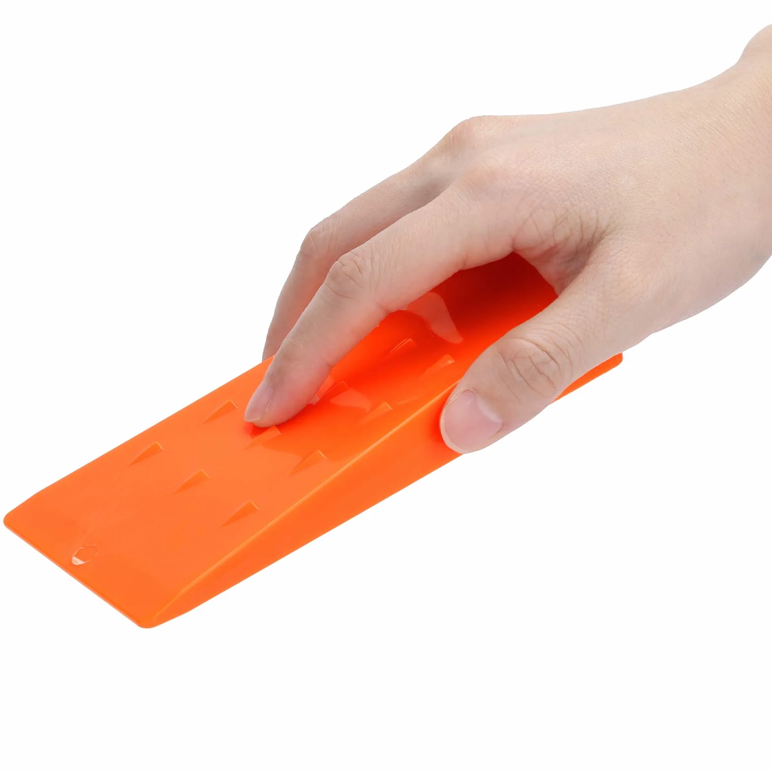 2 SZTUK Plastikowe kliny do ścinania Przenośne kliny do cięcia drzew Akcesoria do pozyskiwania drewna Akcesoria do pił łańcuchowych (pomarańczowe)