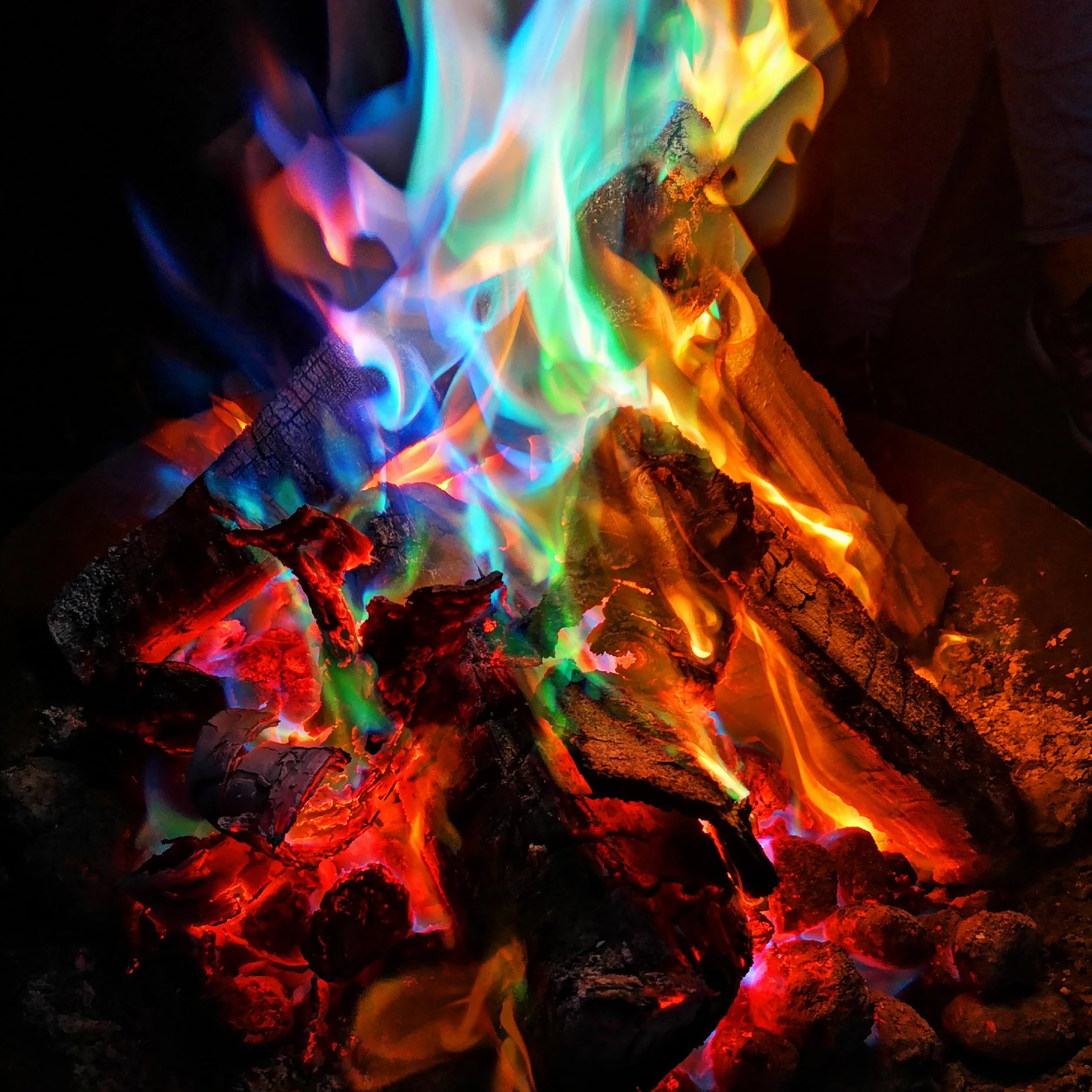 Feuerfarben proszek zmieniający kolor ognia 250 gramów