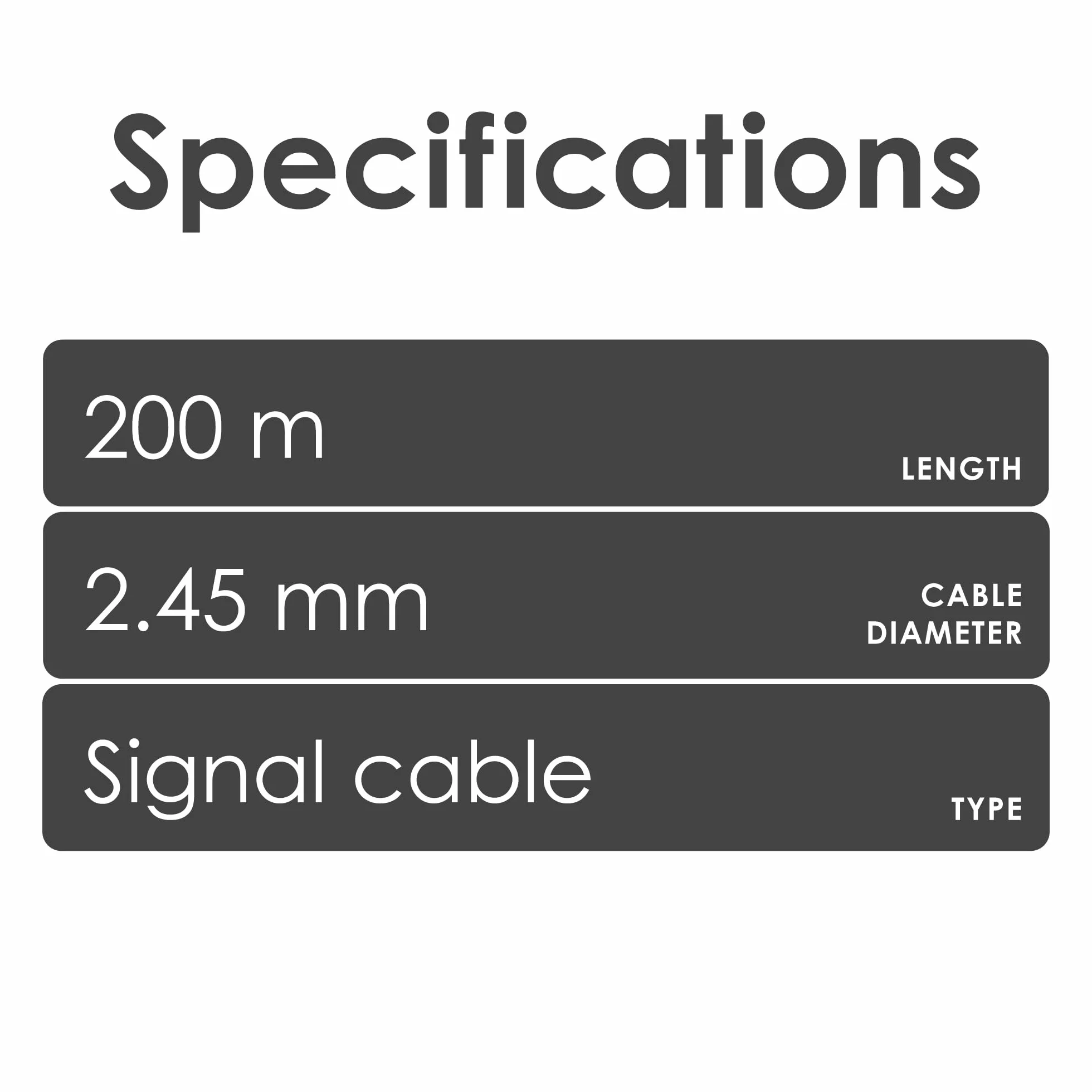 Grimsholm Green - Kabel sygnałowy Premium (rdzeń miedziany), 200 m