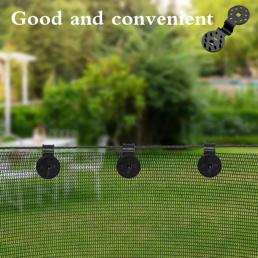 120 sztuk klipsów Shade Cloth Cloth Clips, specjalny klips z oczkiem do siatki zacieniającej, klipsami do tkaniny osłonowej, klipsami do żagla przeciwsłonecznego, siatki zacieniające, klipsy z
