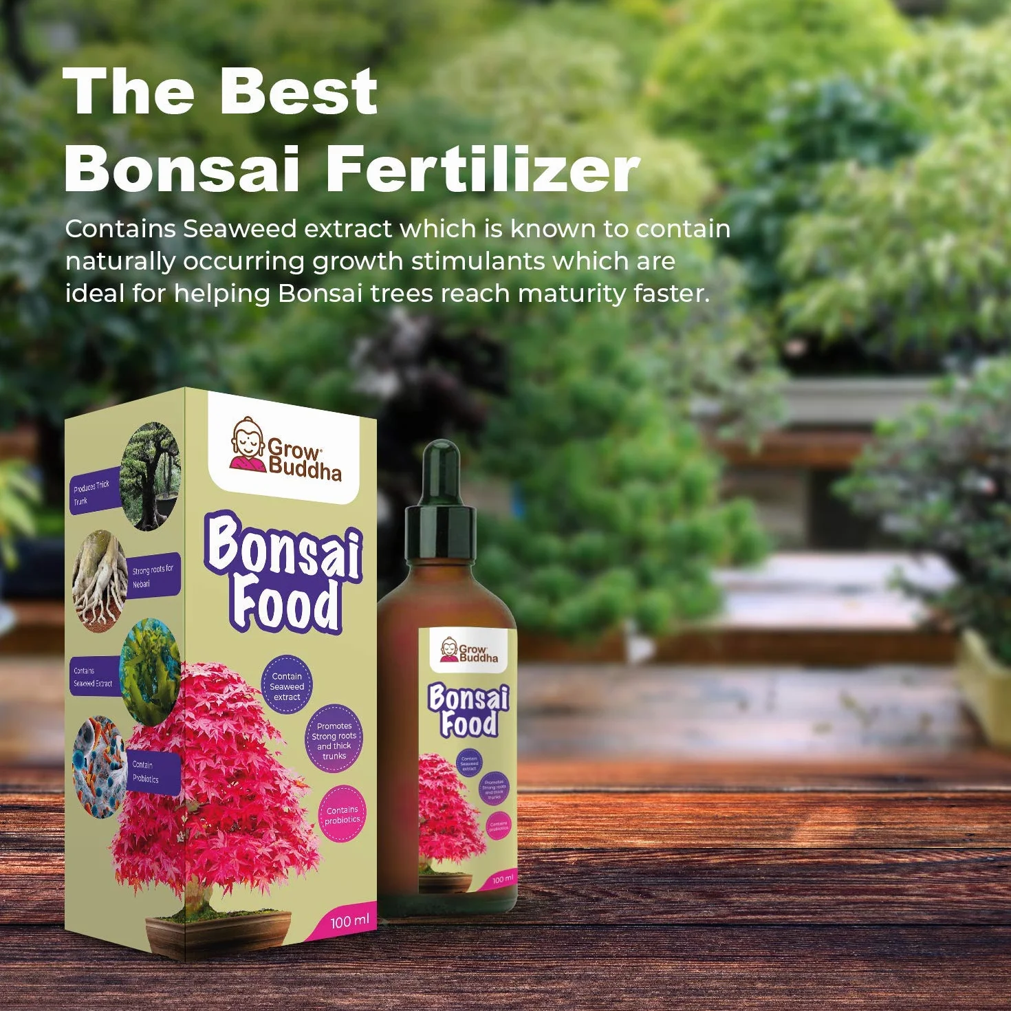 Grow Buddha Bonsai Nawóz spożywczy płynny skoncentrowany 100 ml