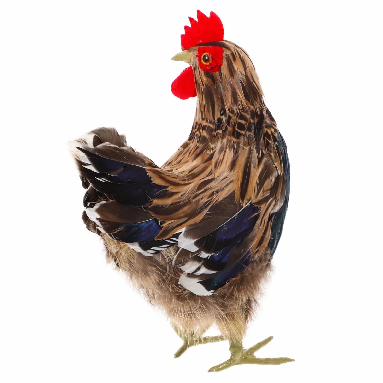 Realistyczna Sztuczna Figurka Kurczaka Ozdoba Kury Ogrodowa