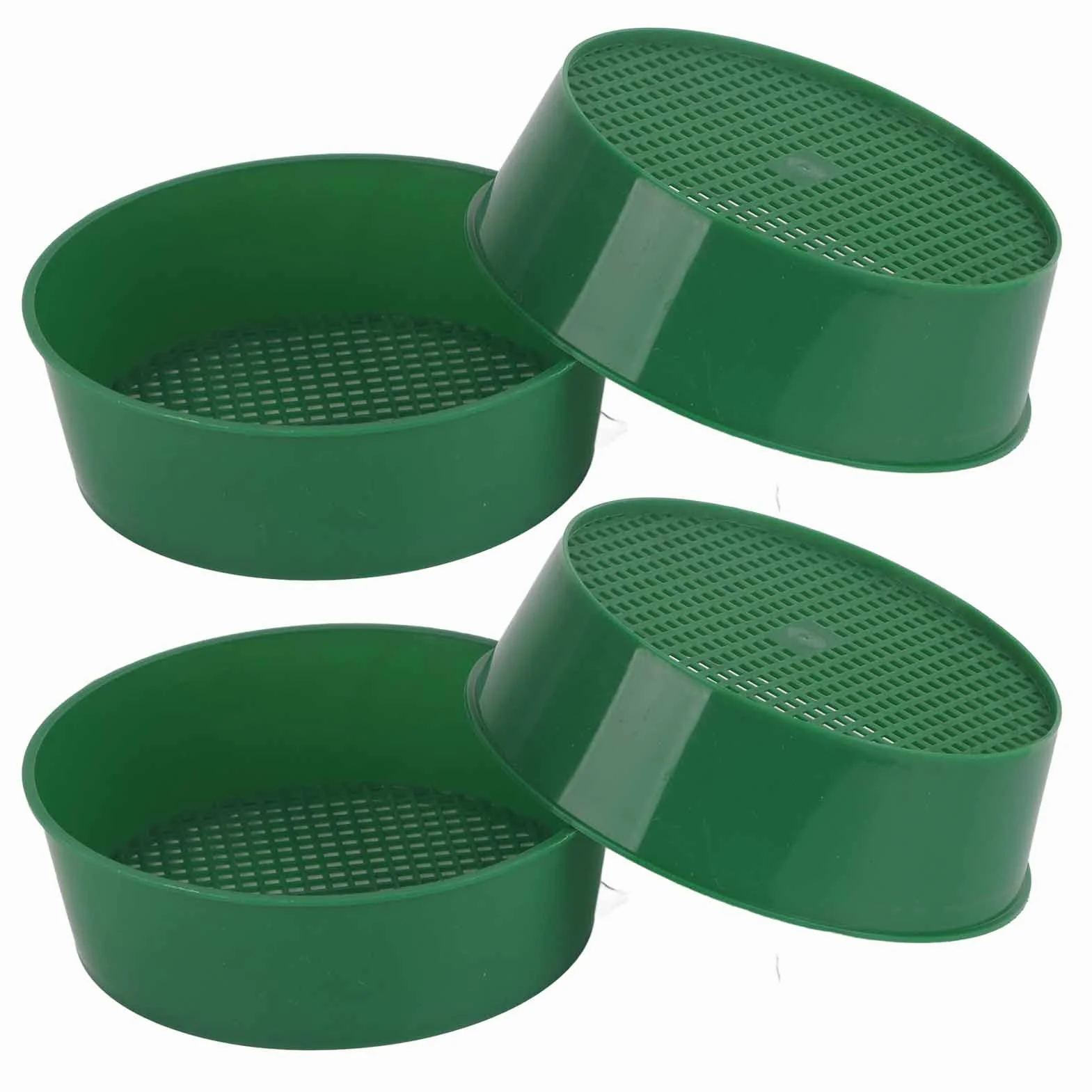 Filtr Sitowy do Roślin Piasek, 4 szt. Plastikowa Siatka Ogrodowa Sito Ogrodnicze Sukulenty Narzędzie Filtrujące z Piaskowca
