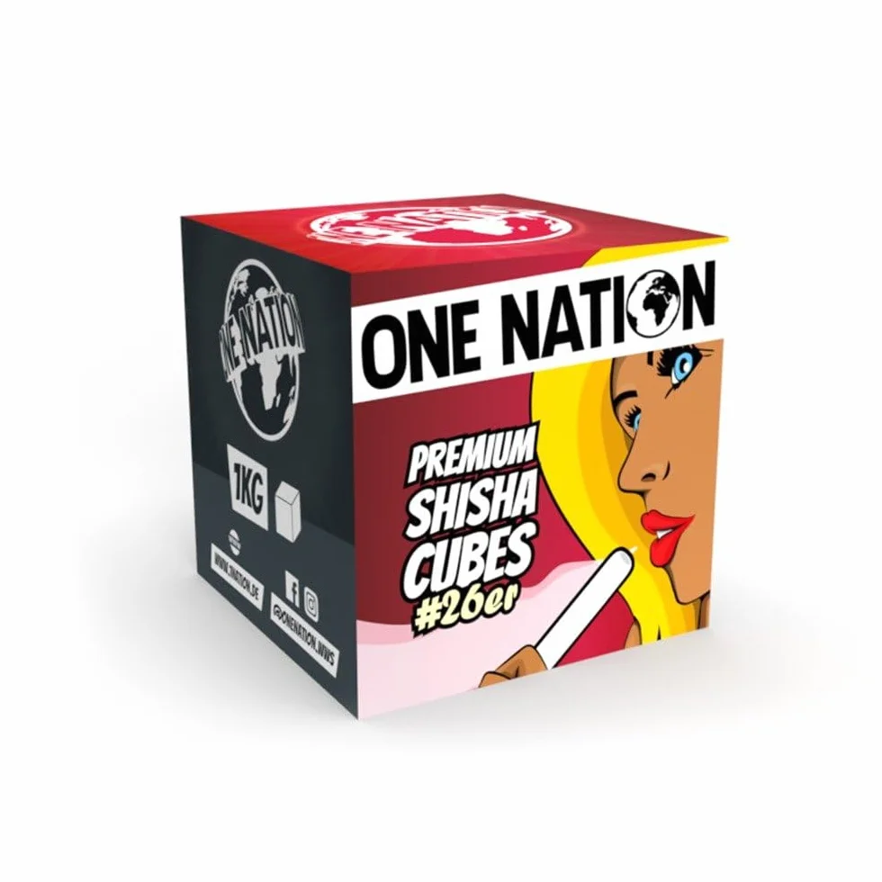 One Nation Premium Shisha Cubes # 26 1 kg